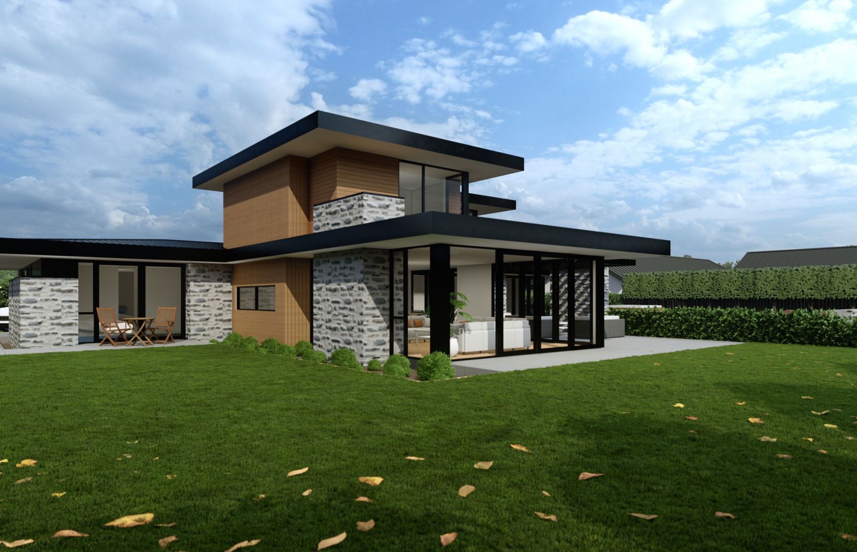 Flat Roof House