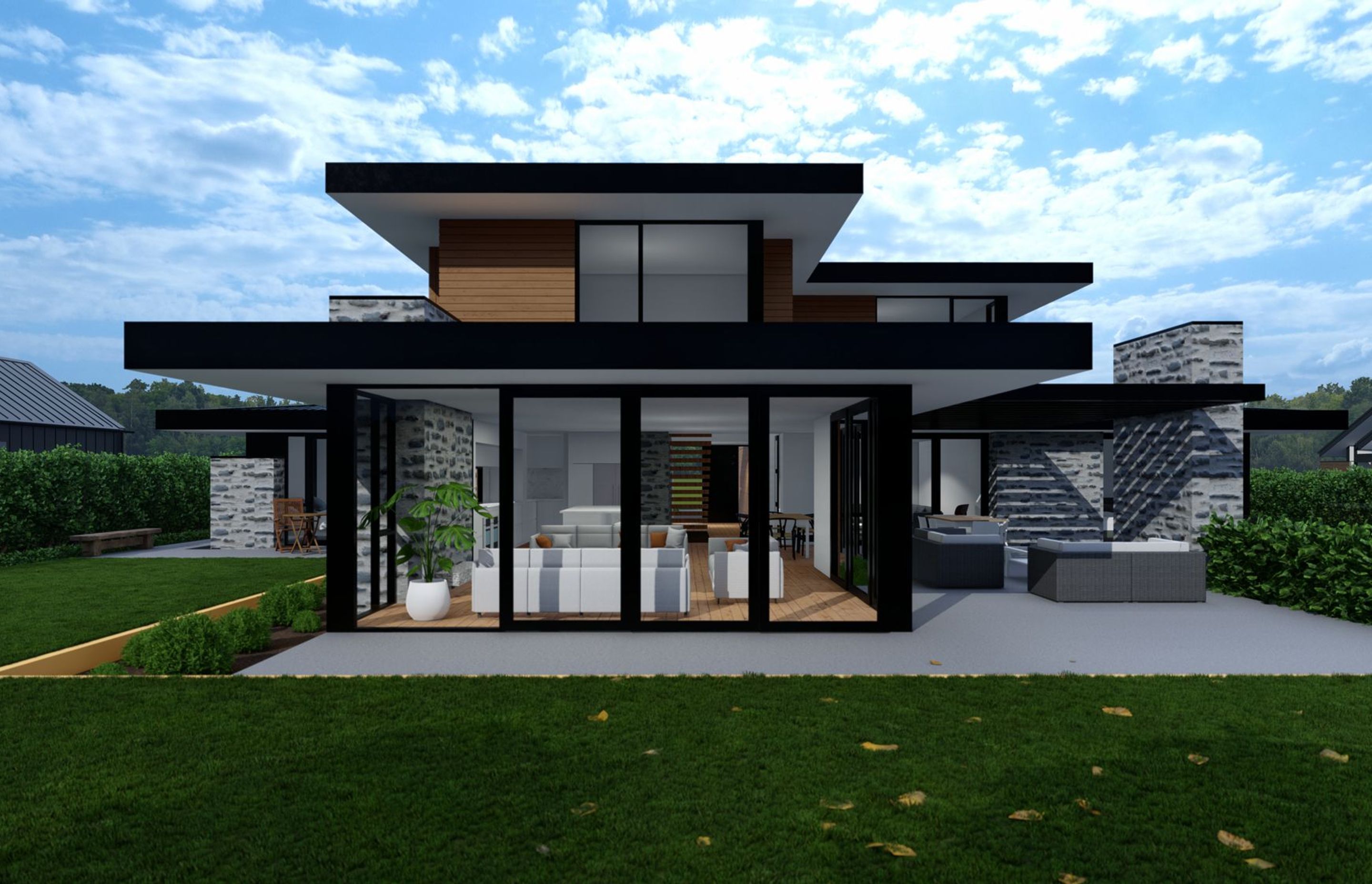 Flat Roof House