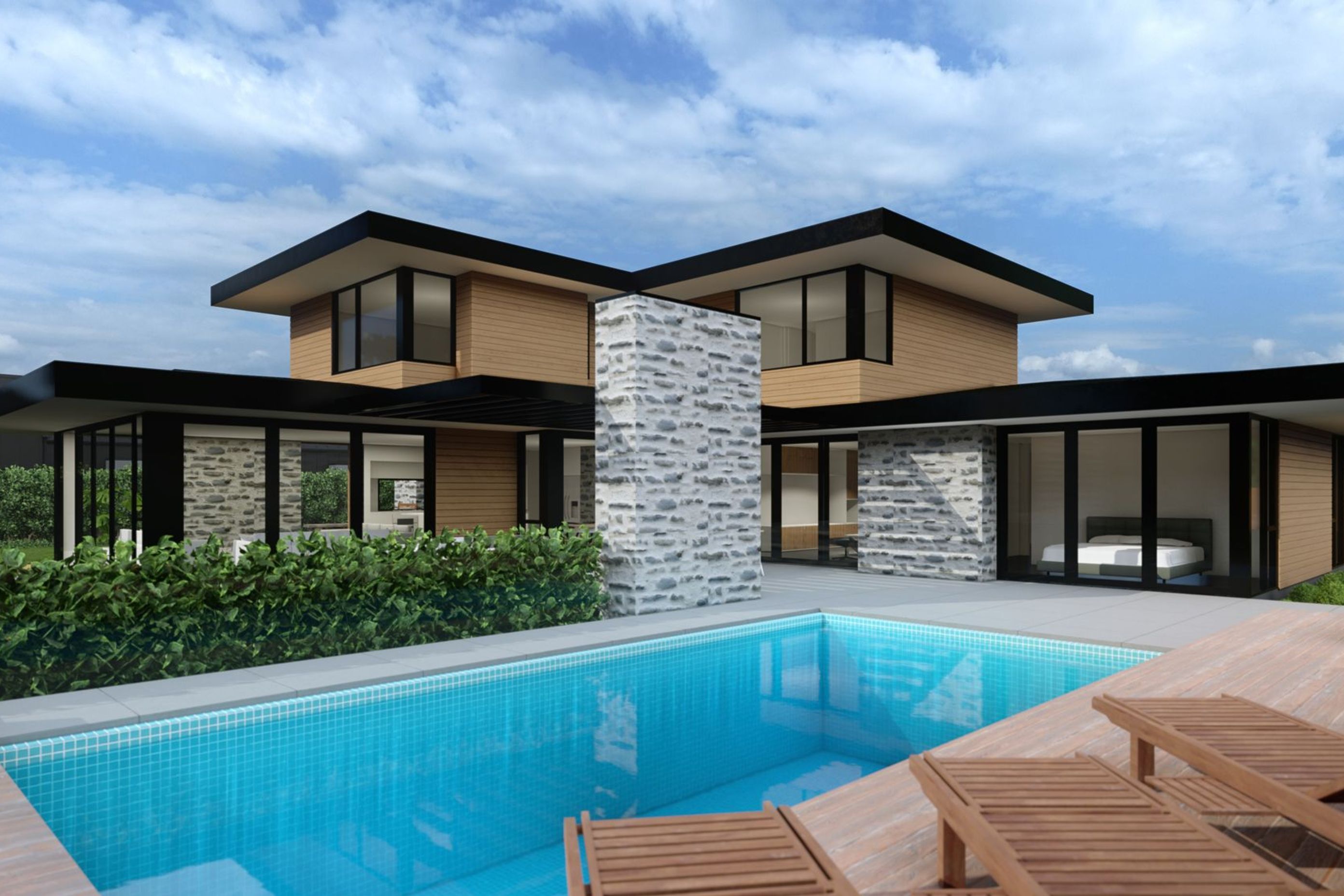 Flat Roof House
