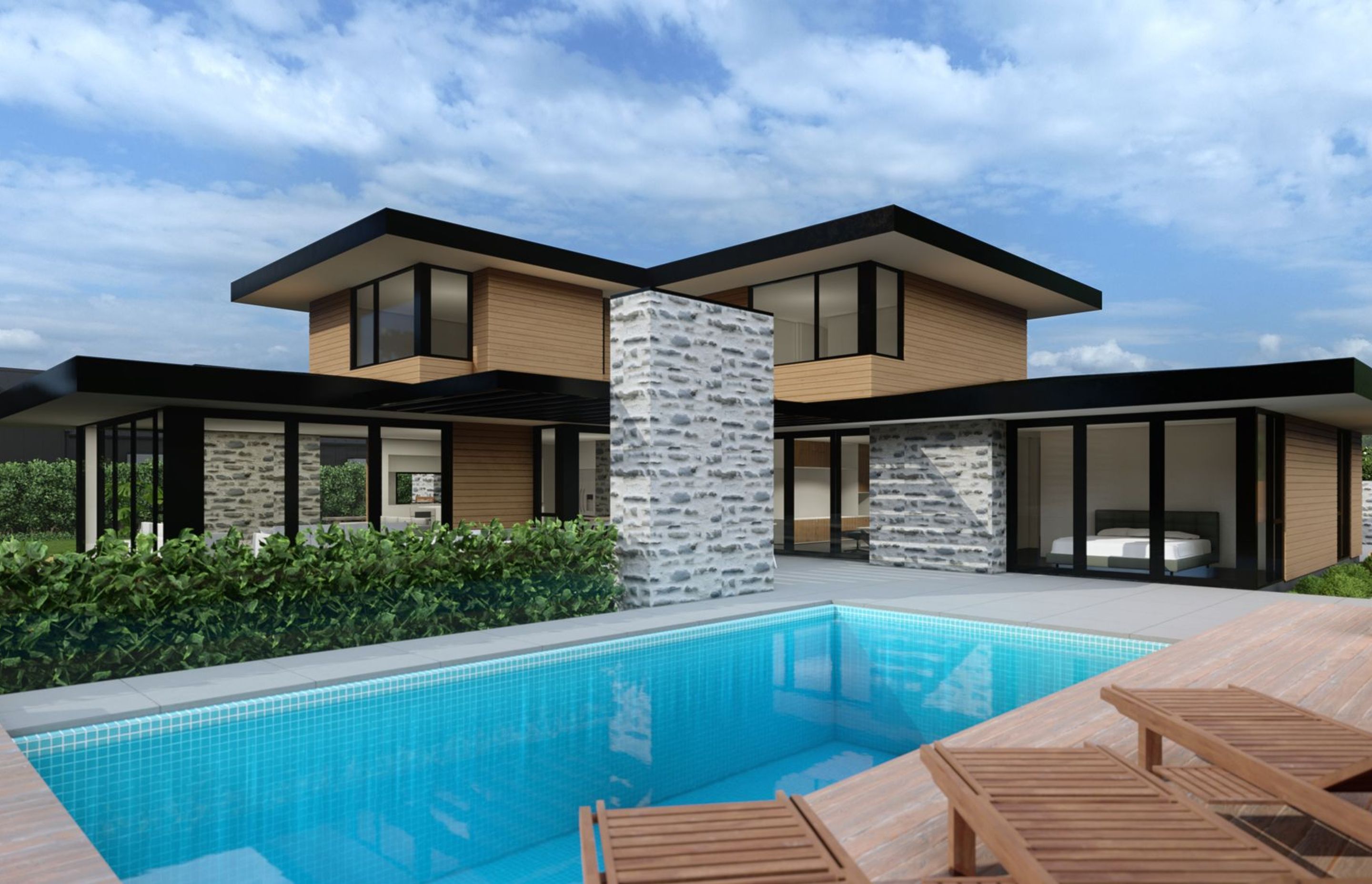 Flat Roof House