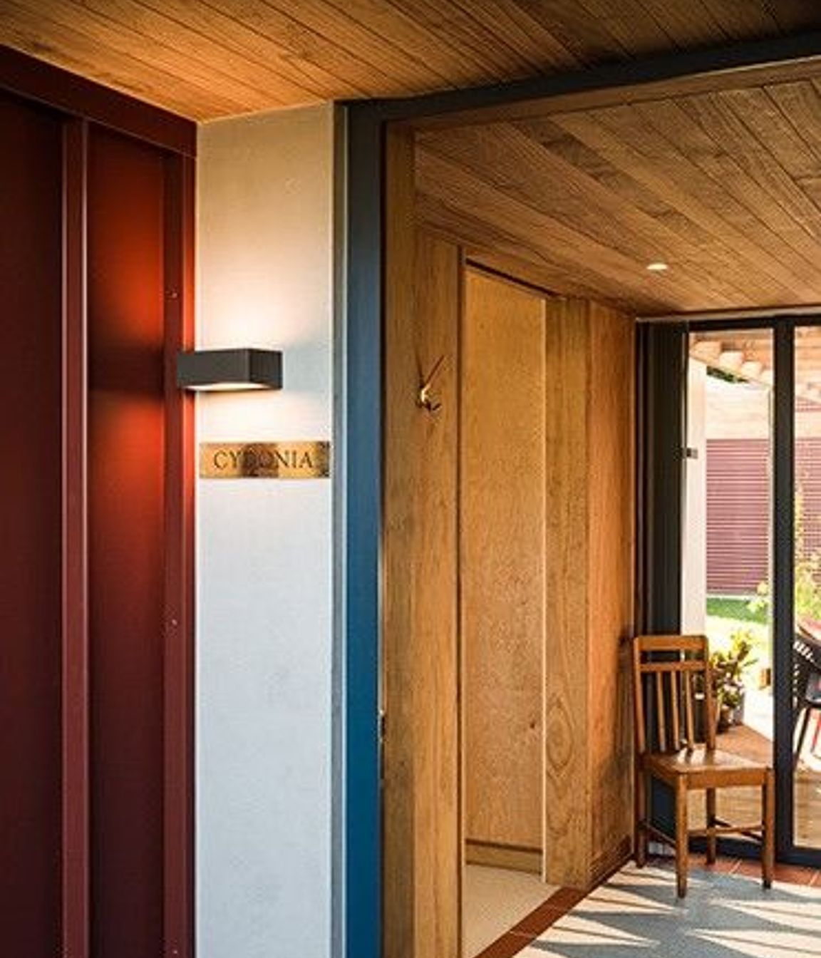 Living areas are focused away from the street, towards the north, maximising natural light and solar gain.