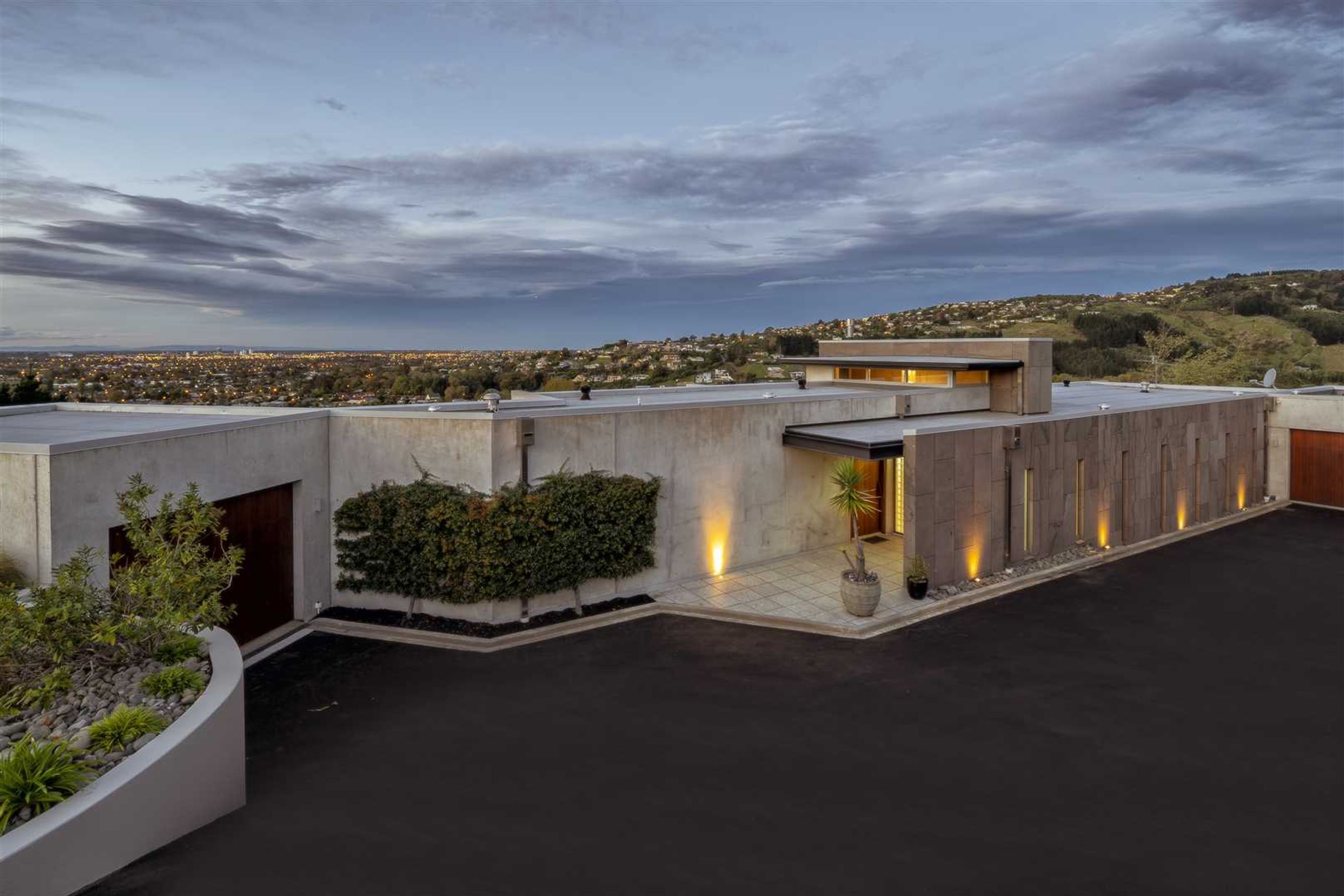 House into the hill