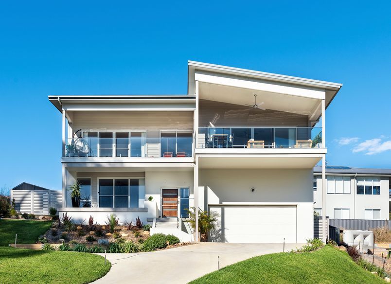 Two Storey Home on steep block