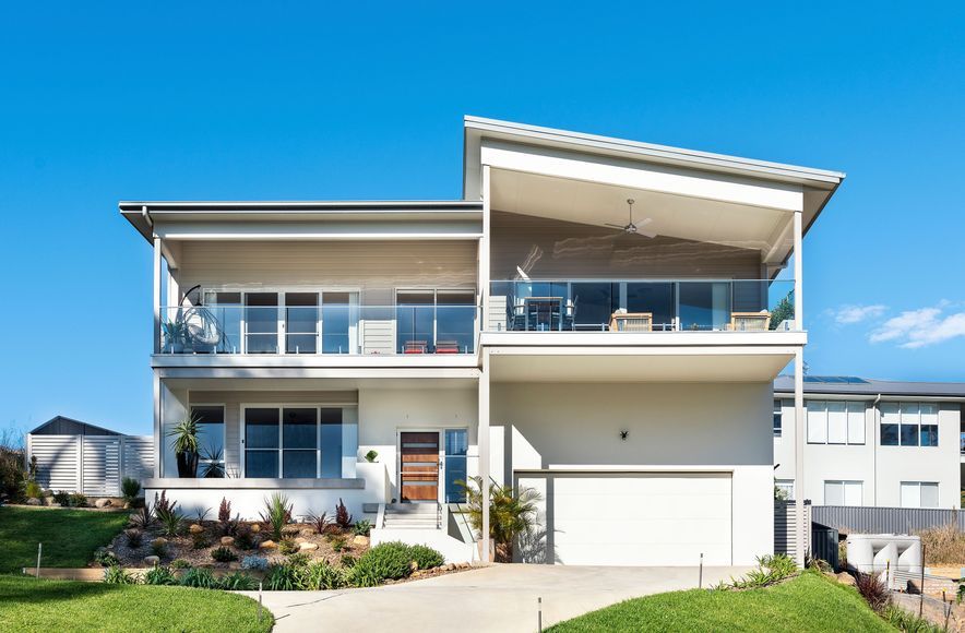 Two Storey Home on steep block