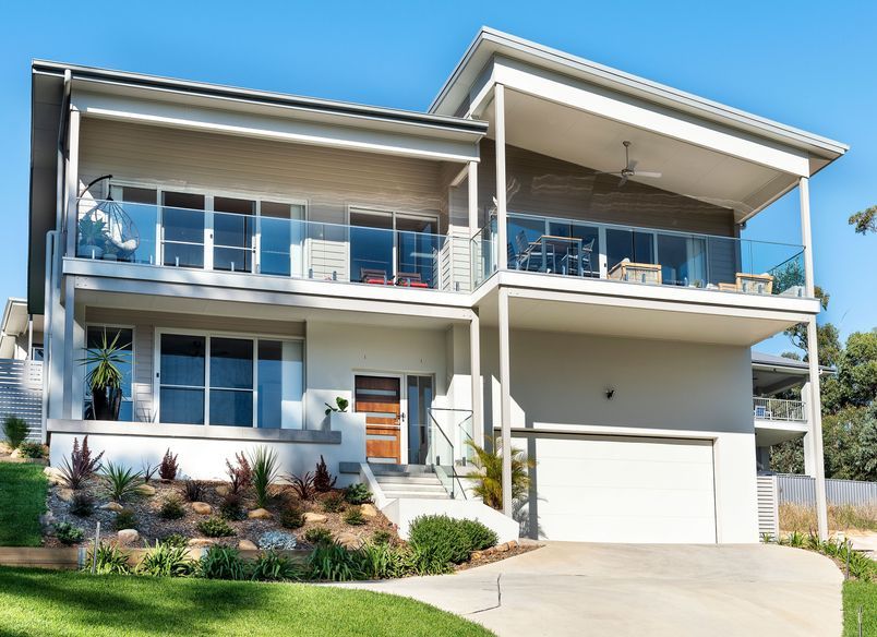 Two Storey Home on steep block