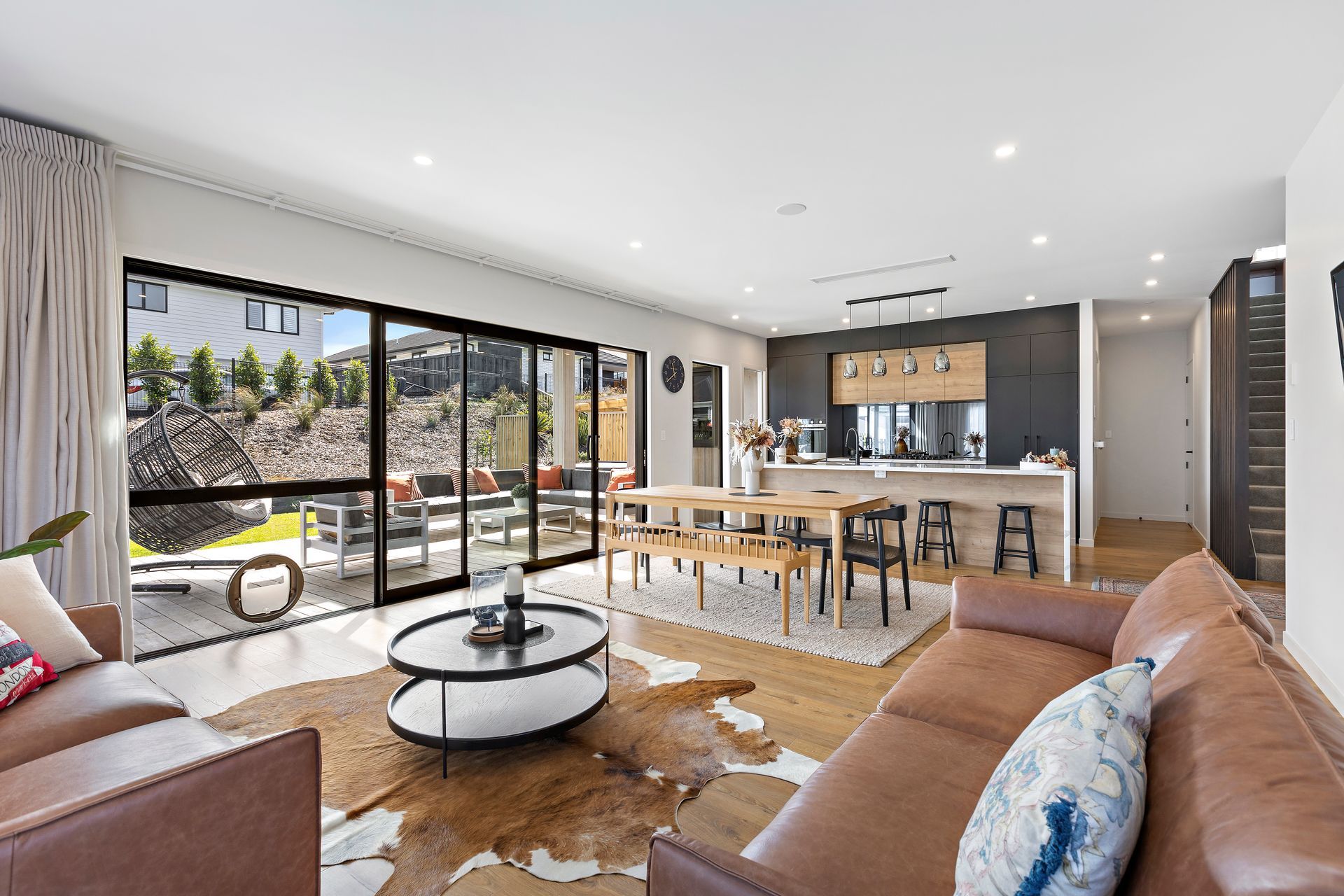 Matt Black, Oak and Smokey Mirror