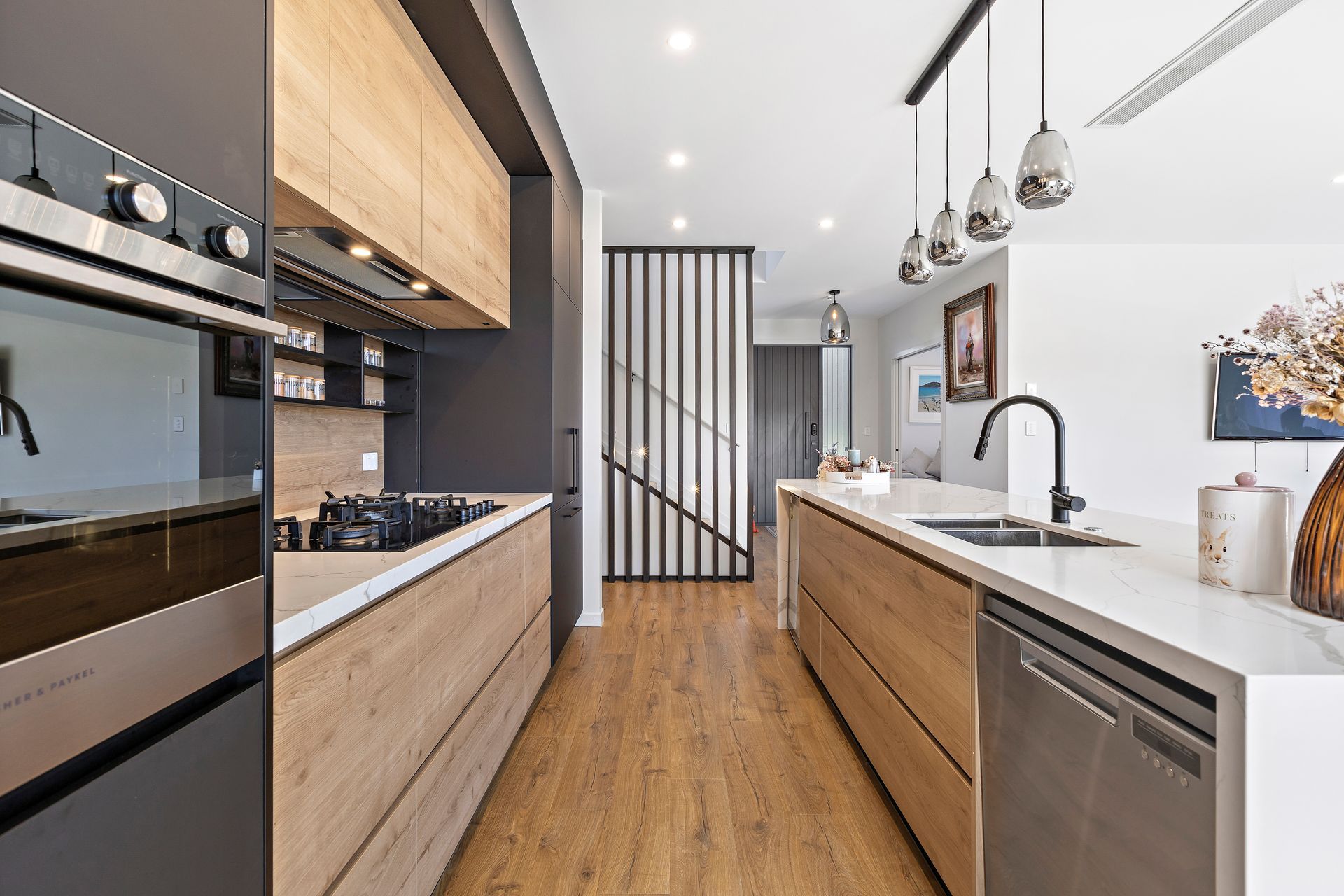 Matt Black, Oak and Smokey Mirror