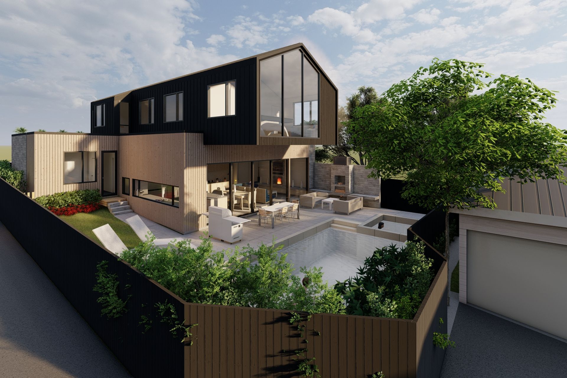 Milford Cantilever Home