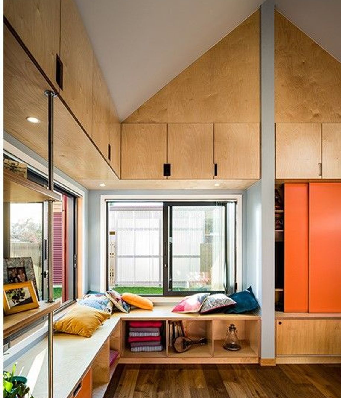Internally, finishes focus on natural materials that will age well including timber overlay flooring in the living areas.