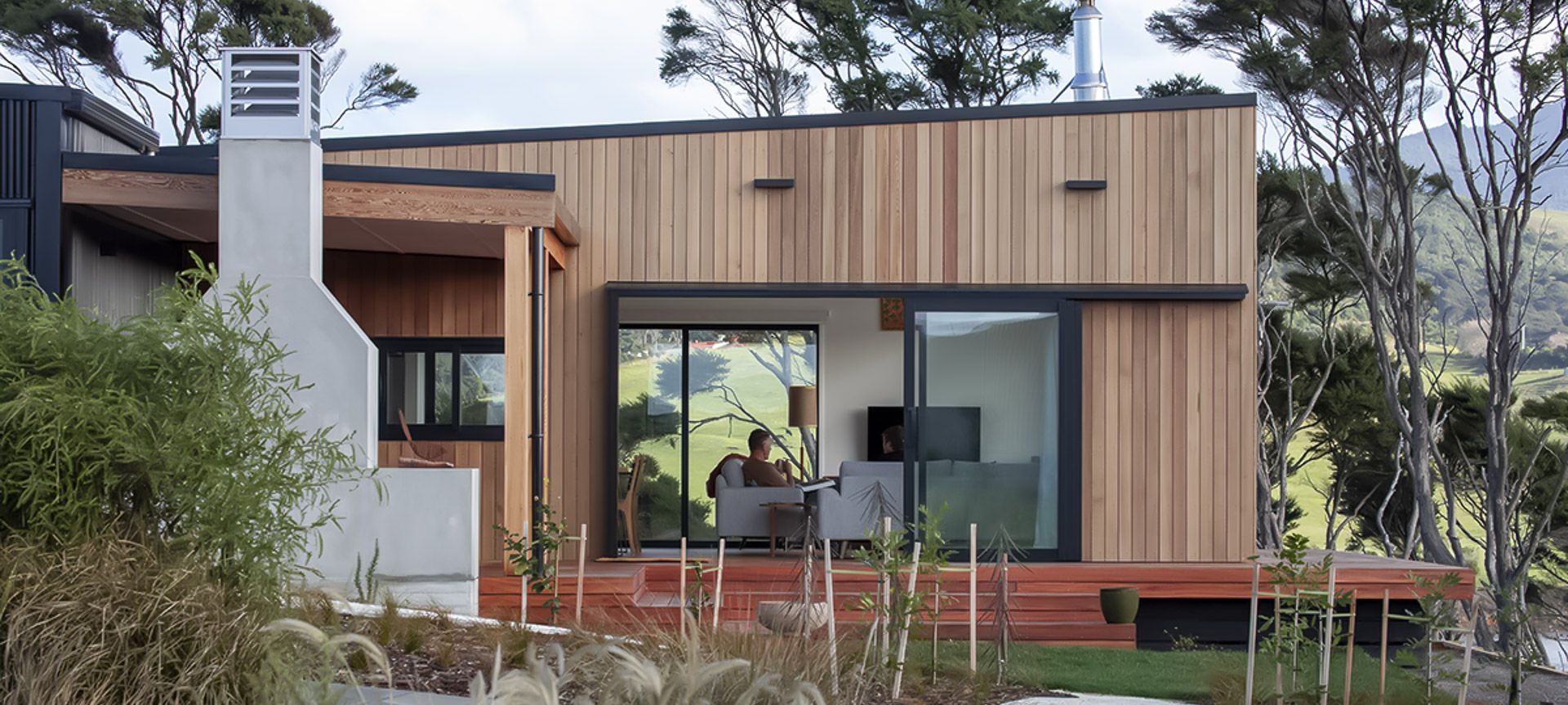 The Pekapeka Residence, Rangitahi Peninsula, Raglan banner