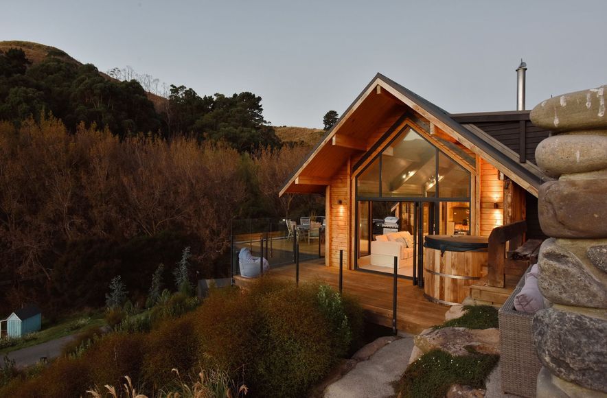 Split Level Timber Home on a Hill. Build & Design in Tai Tapu.