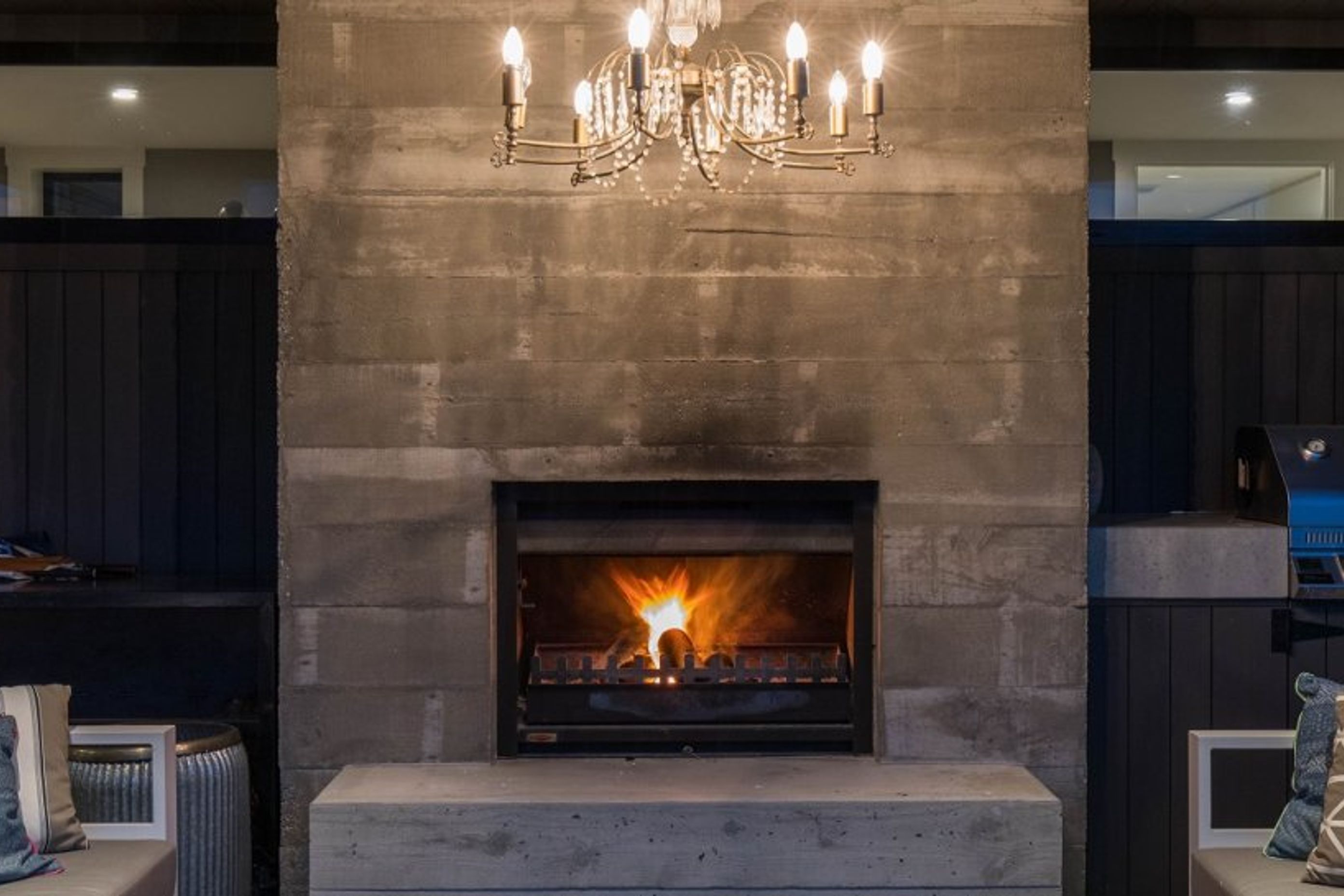 Stunning off-the-board concrete features in Queenstown home