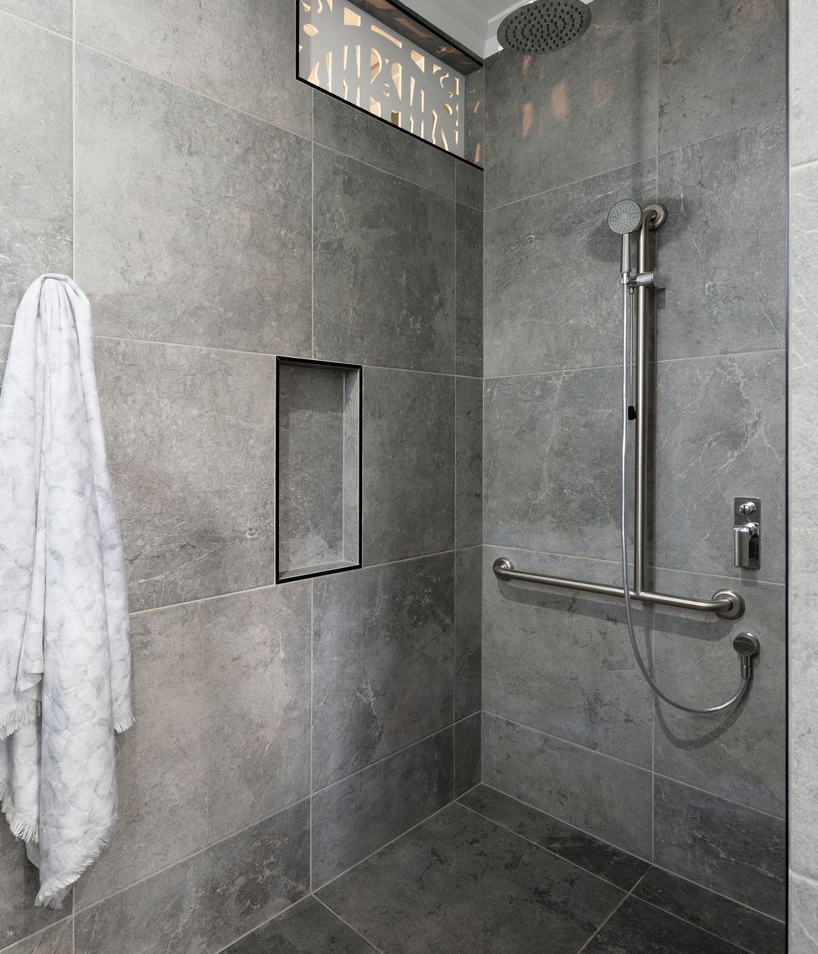 NCIA australian made tiles from Beaumont are a great way to reduce transport miles, support local industries, and keep a realistic budget. Photo:®Angus Martin