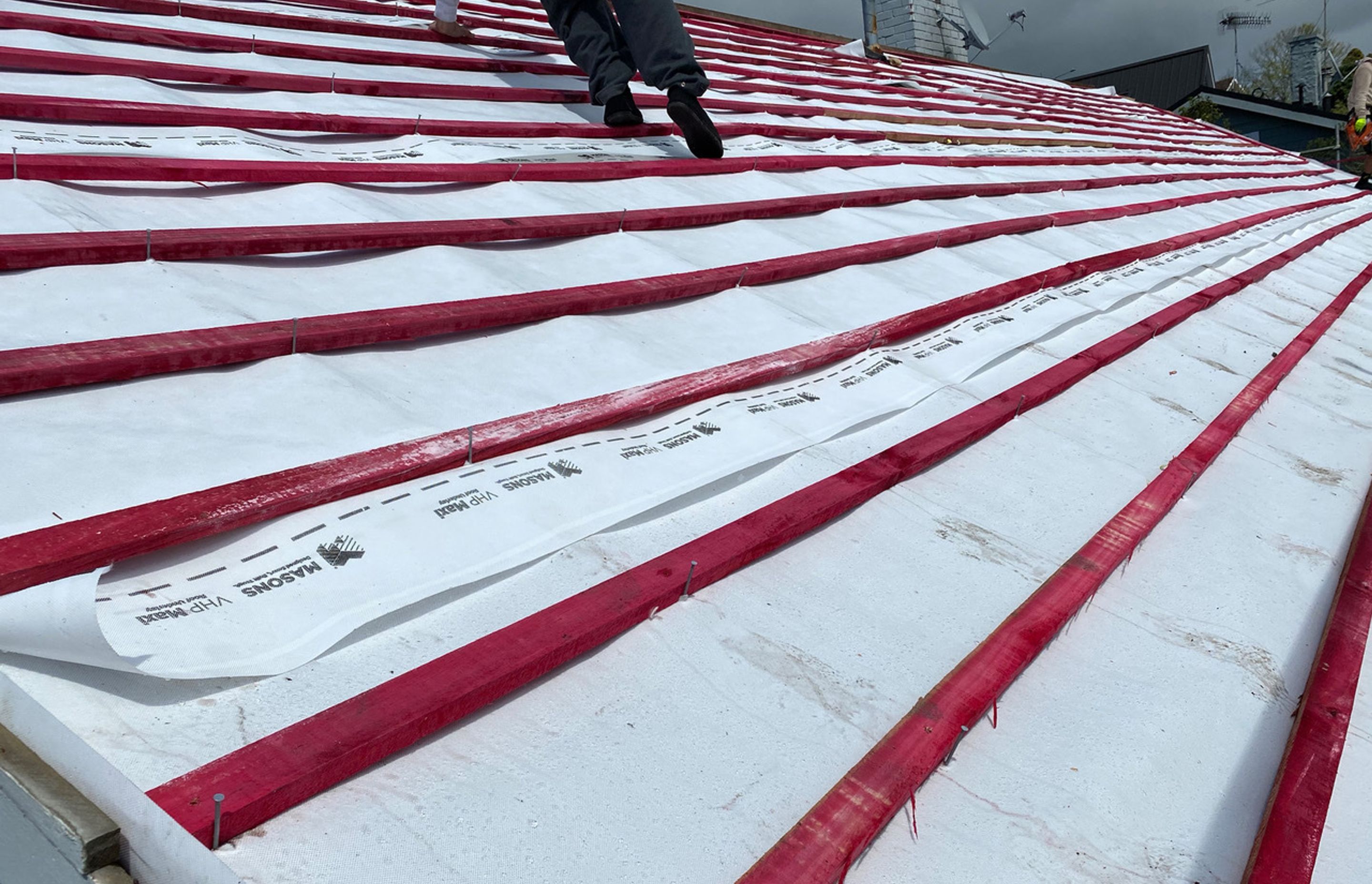 Masons VHP Maxi Roofing Underlay put to the Test in all Weathers