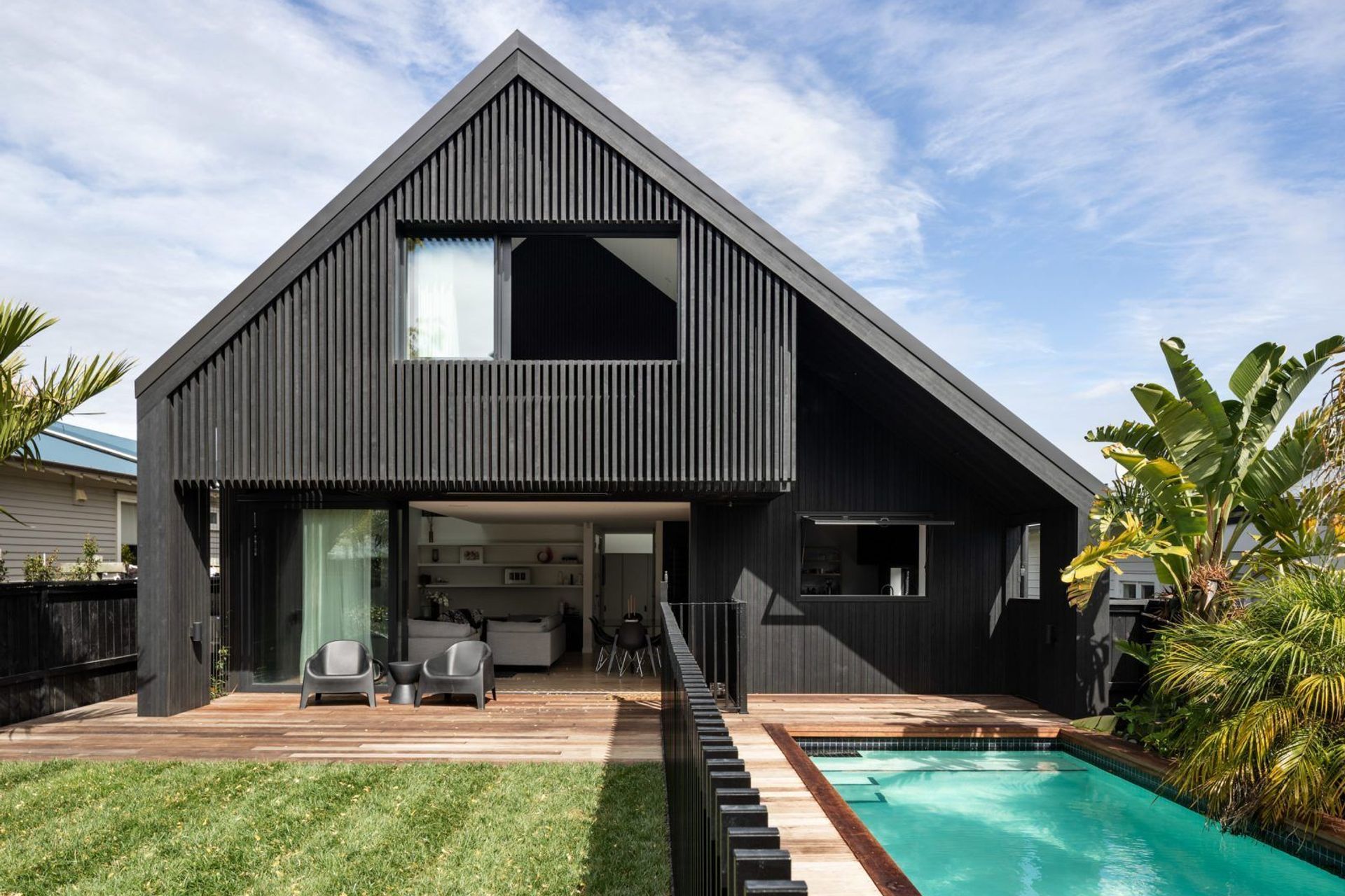 The new design achieves perfect indoor-outdoor connections.