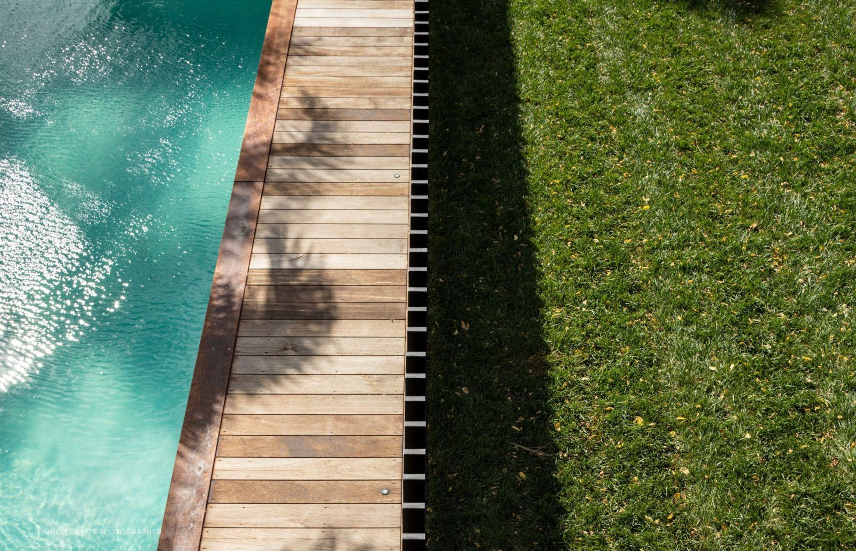 The home now directly connects to the backyard pool.