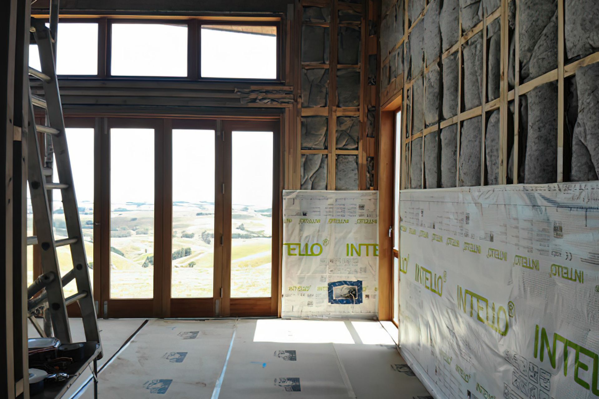 Airtightness Membrane Helps Protect Skillion Roof
