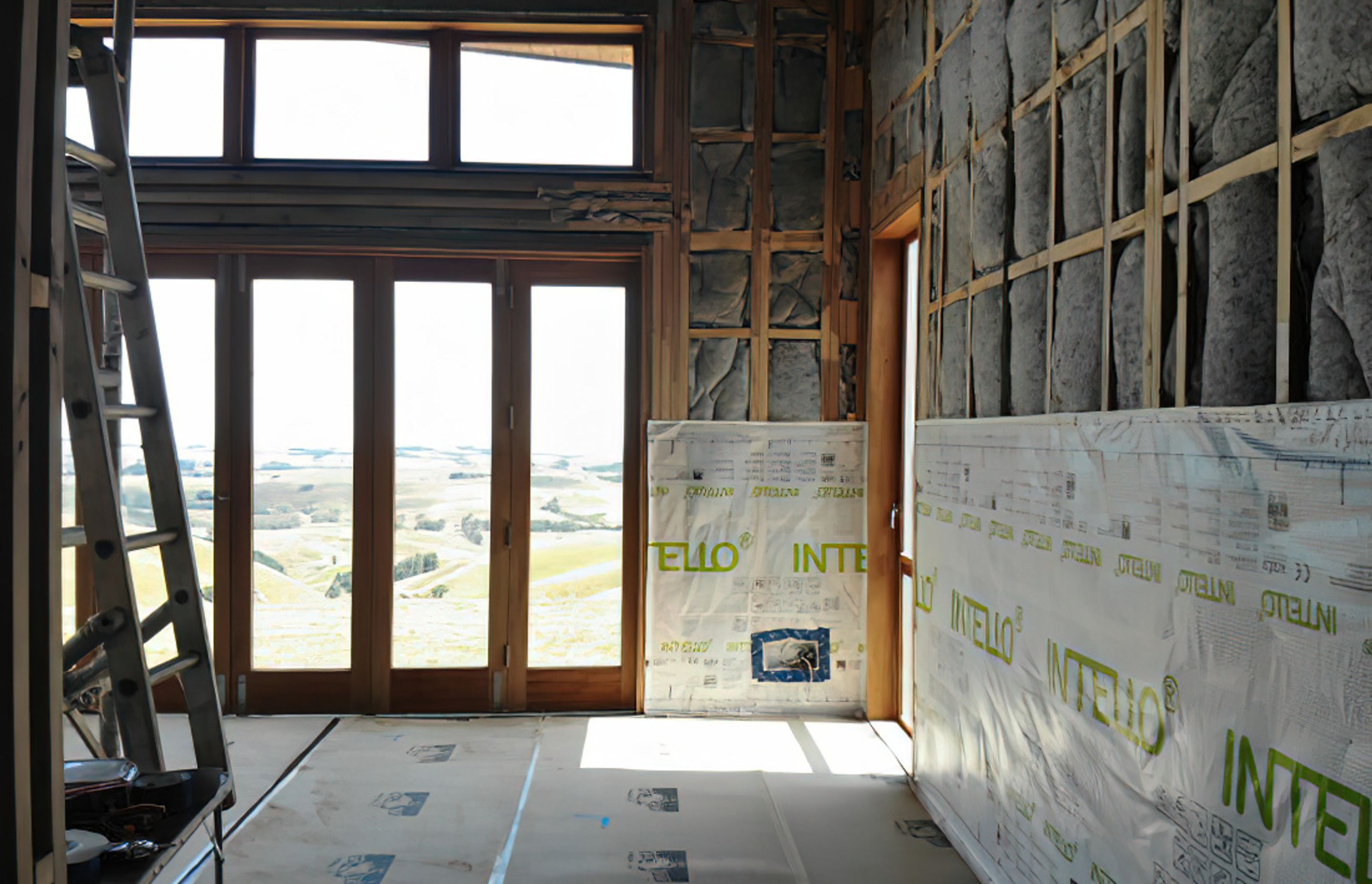 Airtightness Membrane Helps Protect Skillion Roof