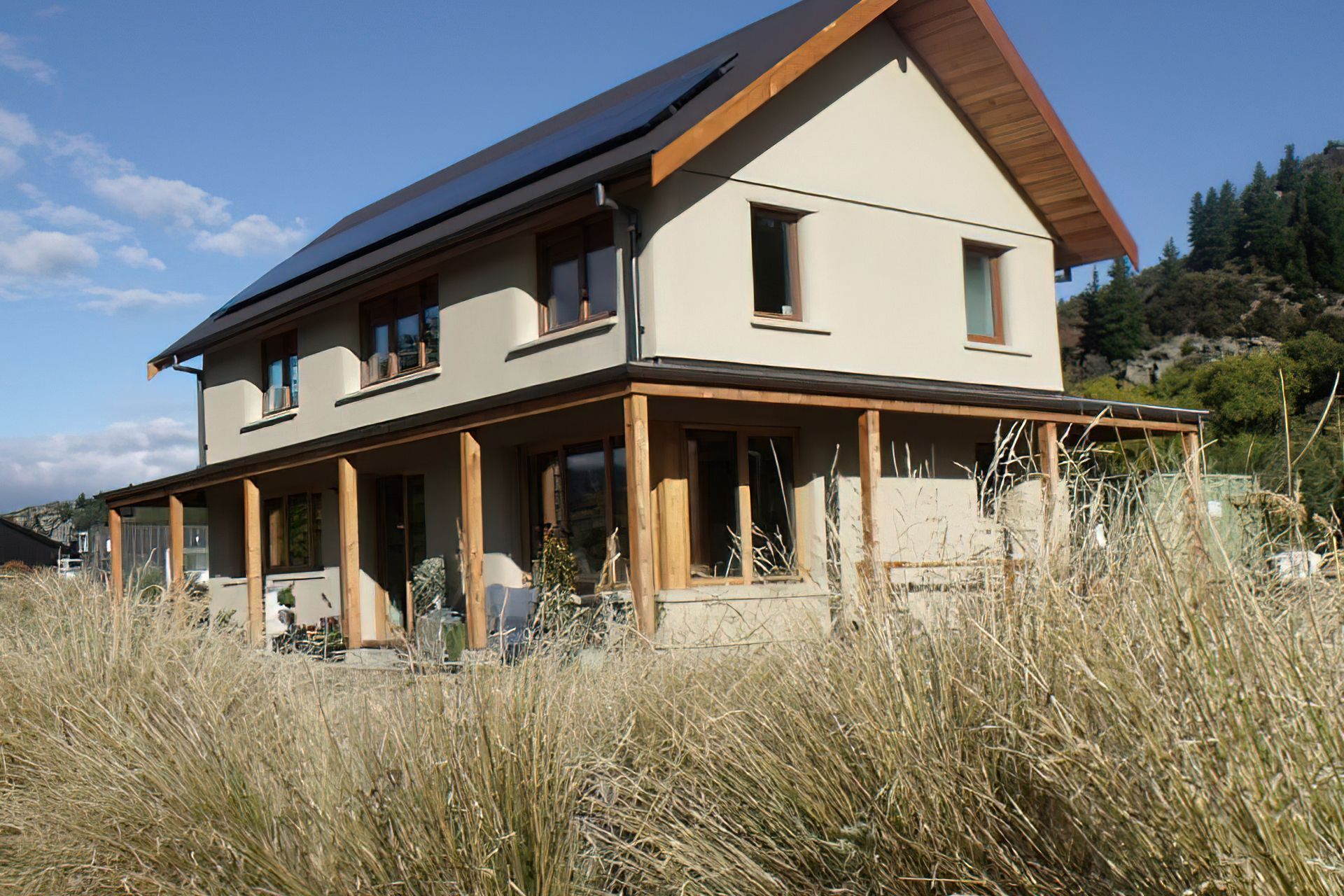 Airtightness for NZ's First Straw Bale Passive House