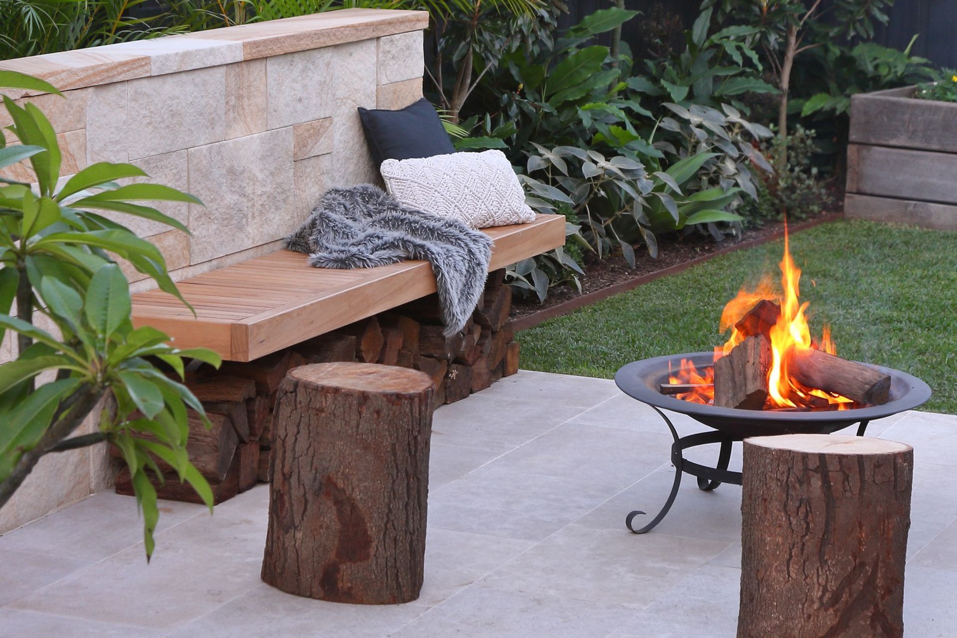 Lavarosa Limestone | Icreate Landscape & Design | Exotic Nurseries