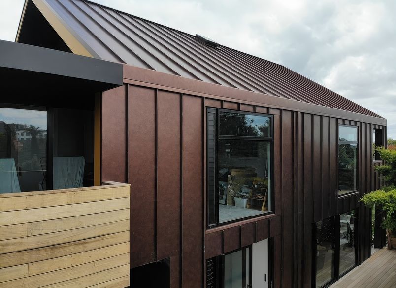 St Heliers Project in Euramax Aluminium Cladding & Roofing