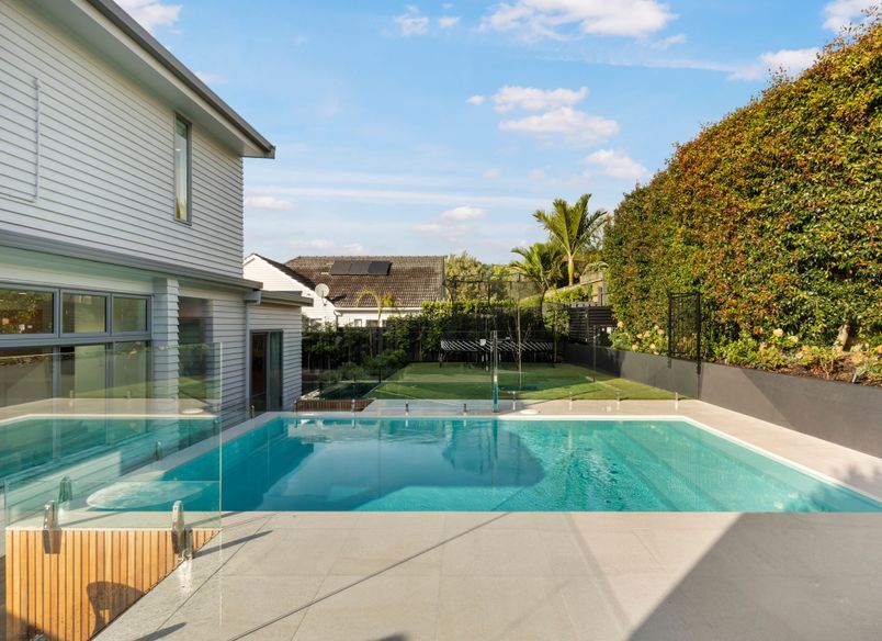 An intensive interior renovation and pool addition