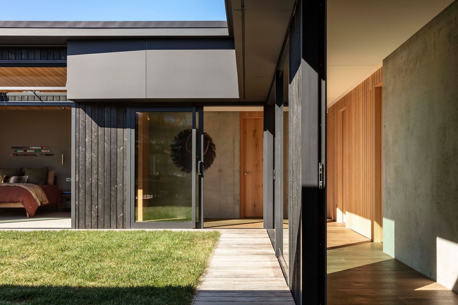 Passage way through the hall