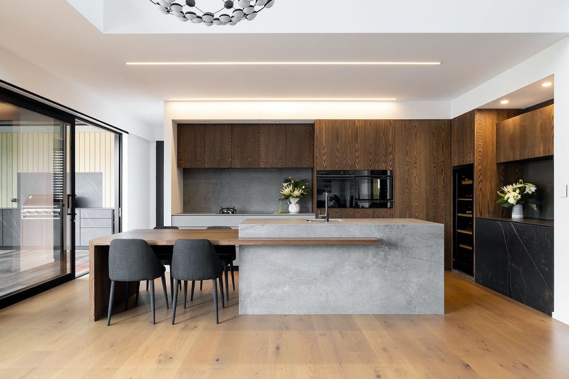 Two Dekton Colours To Match Wood In Kitchens & Bathrooms