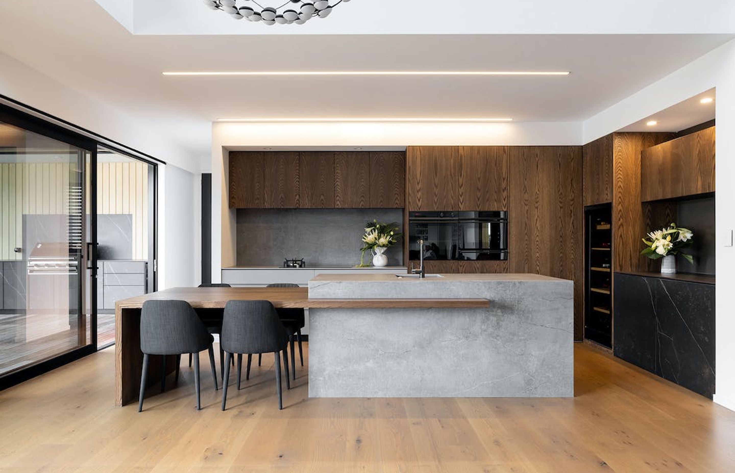 Two Dekton Colours To Match Wood In Kitchens &amp; Bathrooms