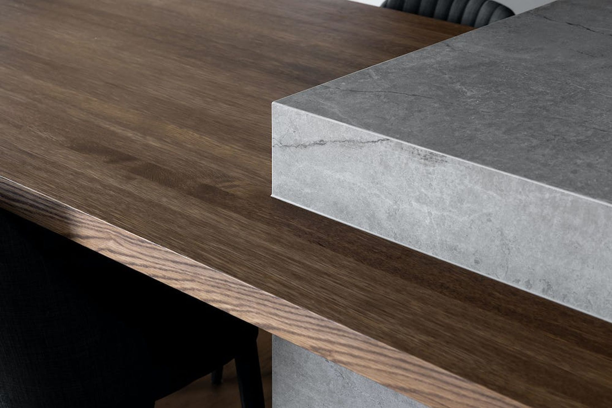 Two Dekton Colours To Match Wood In Kitchens & Bathrooms