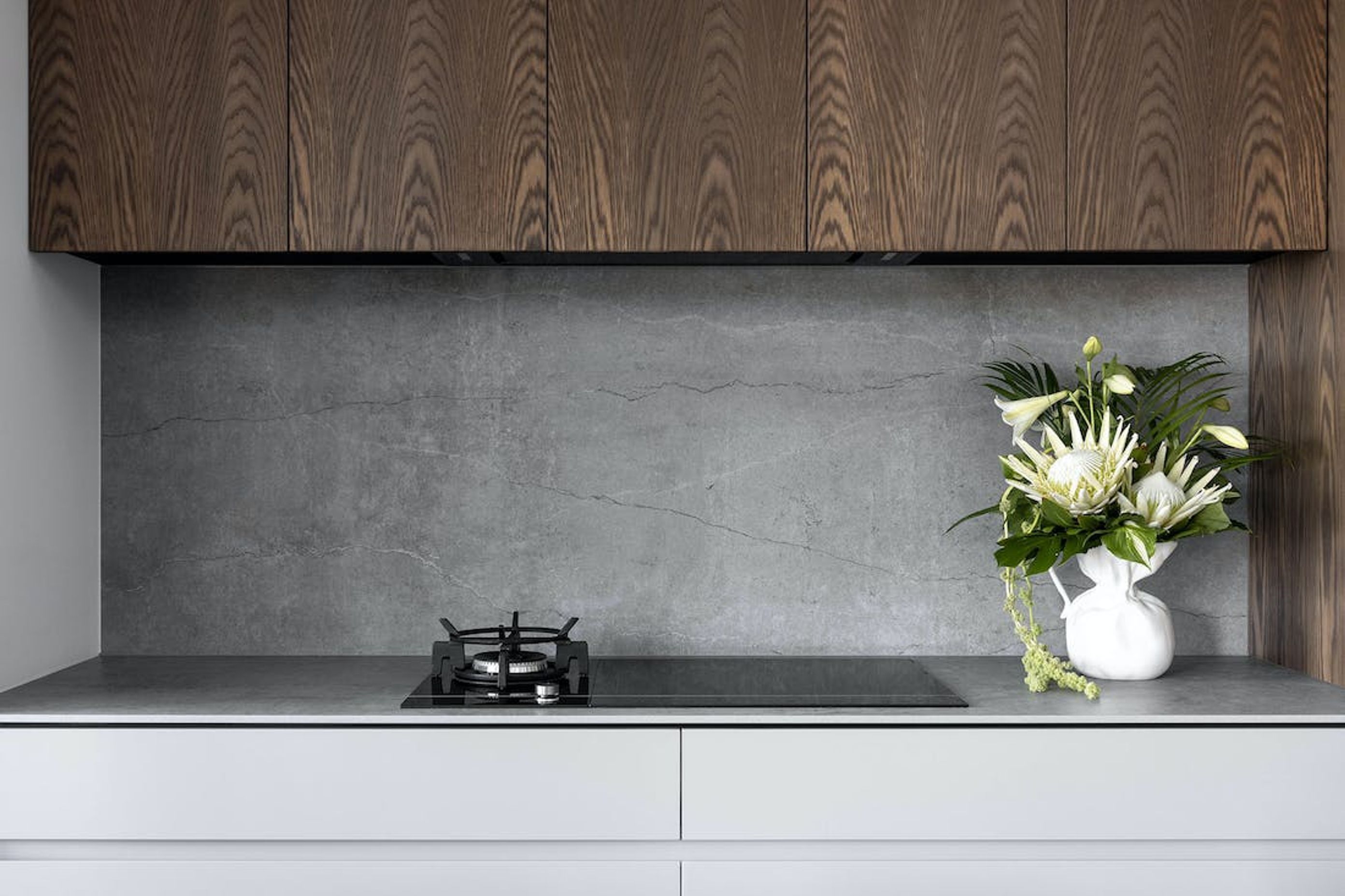 Two Dekton Colours To Match Wood In Kitchens &amp; Bathrooms