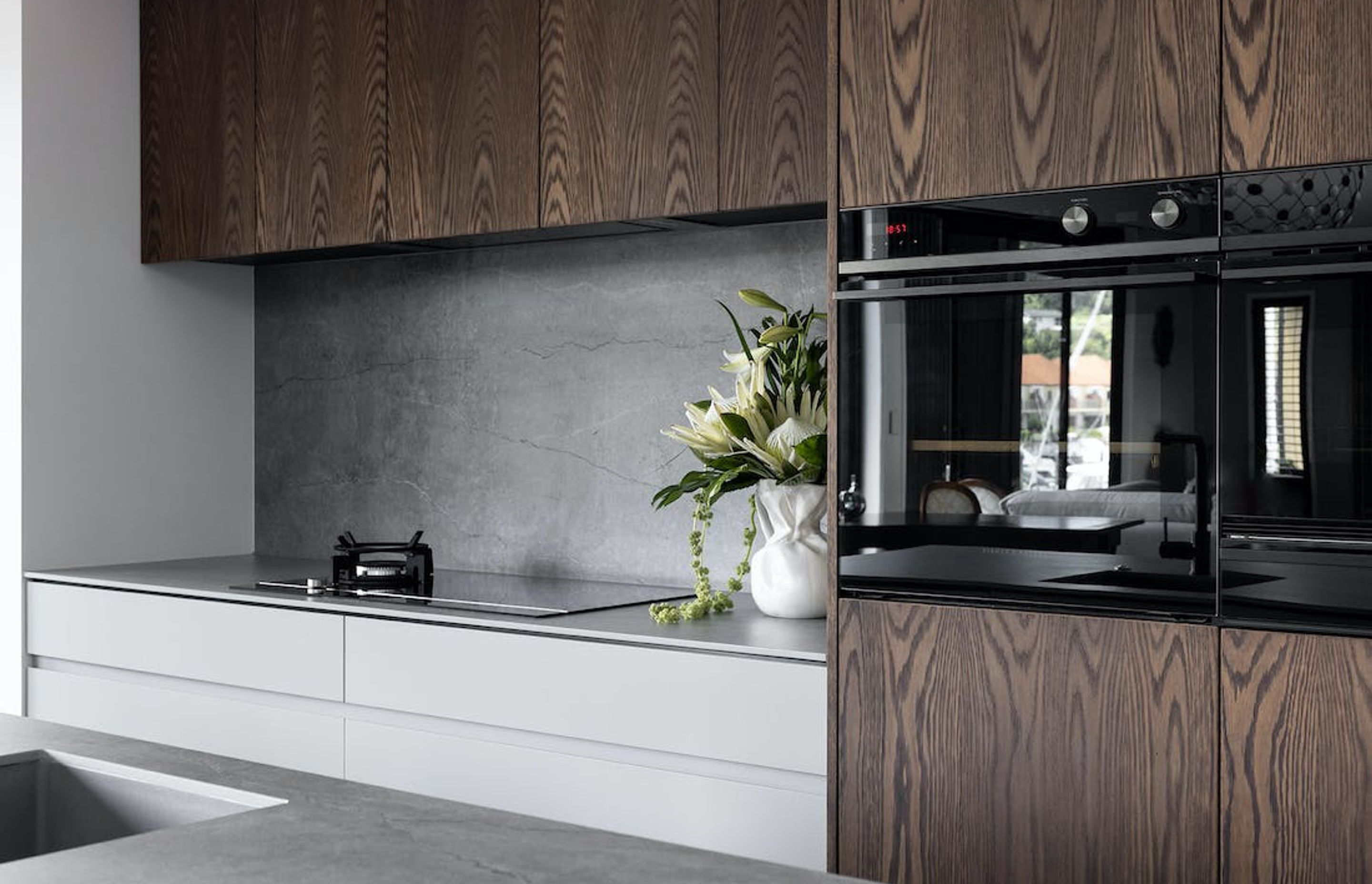 Two Dekton Colours To Match Wood In Kitchens &amp; Bathrooms