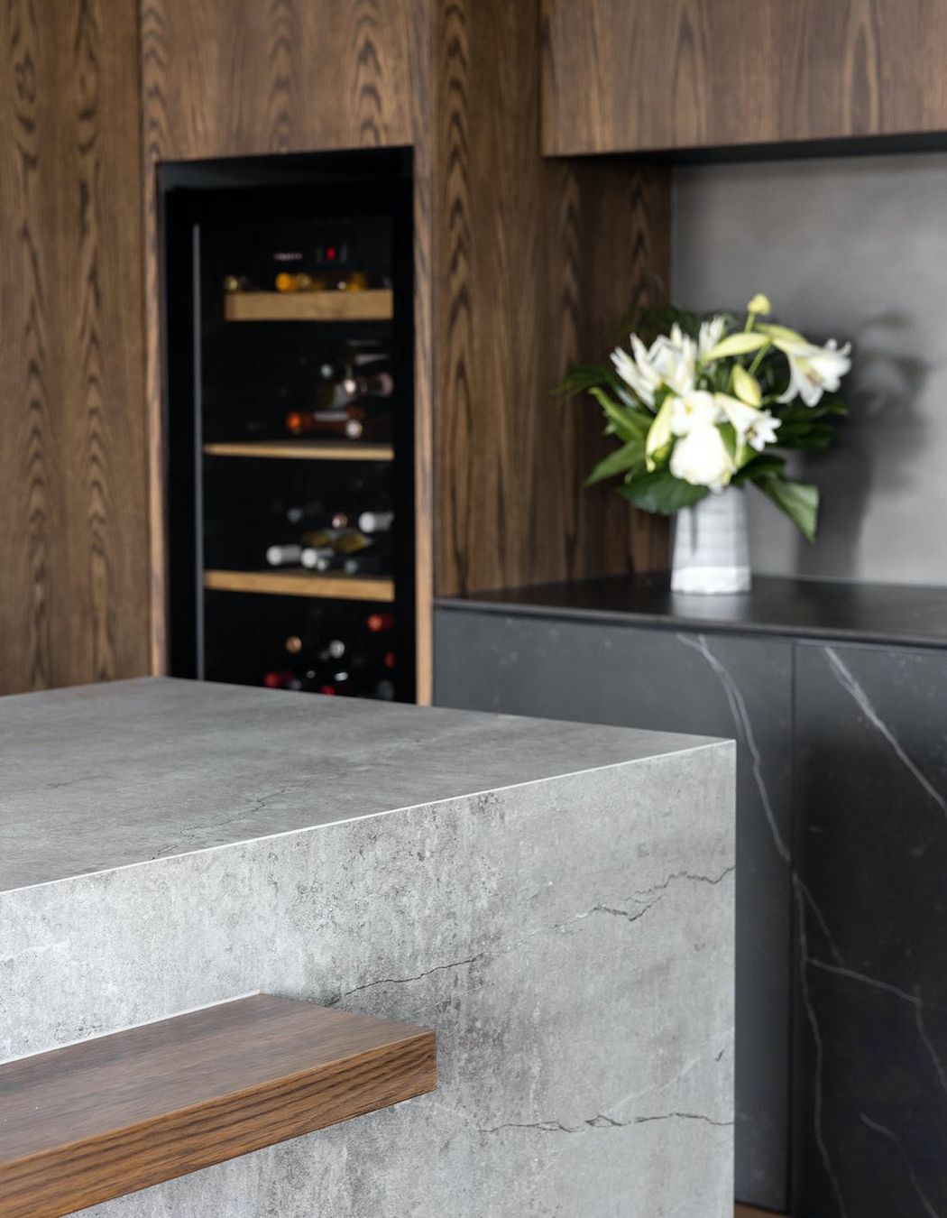Two Dekton Colours To Match Wood In Kitchens & Bathrooms