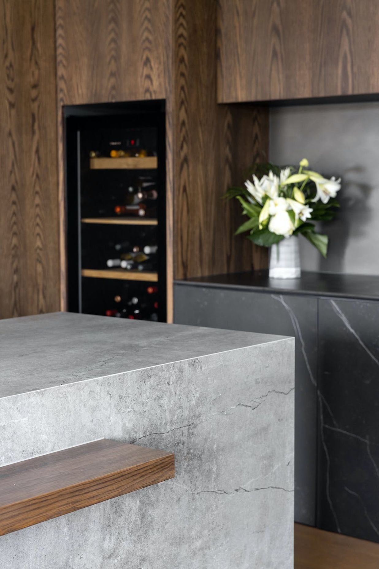 Two Dekton Colours To Match Wood In Kitchens &amp; Bathrooms