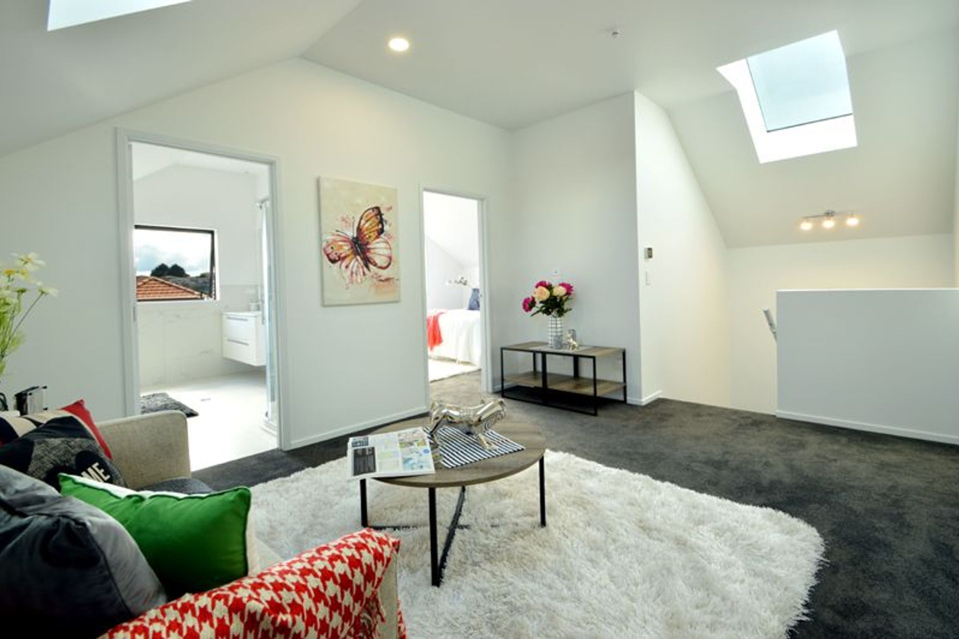 Family Room - Upstairs family room with high ceilings and full of natural light