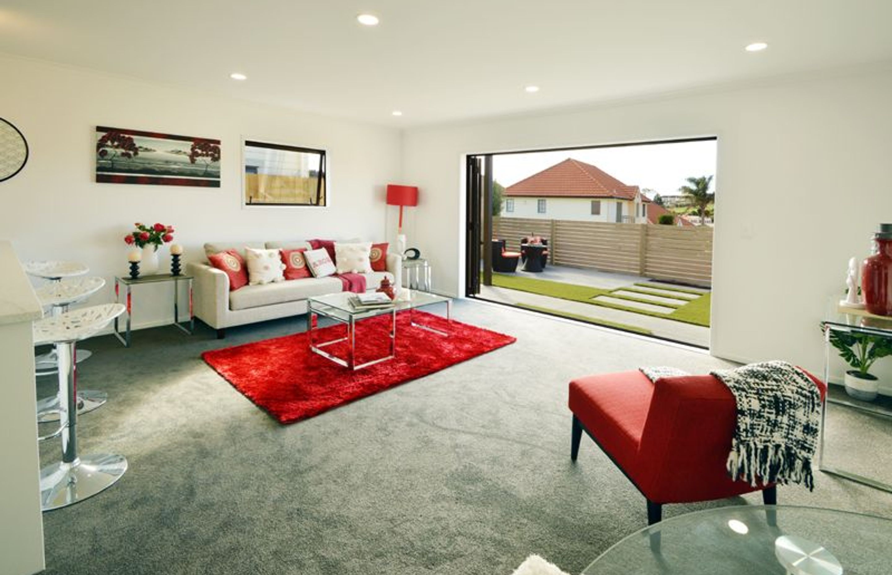 Living Area - Large open plan, living area with a modern feel and seamless flow