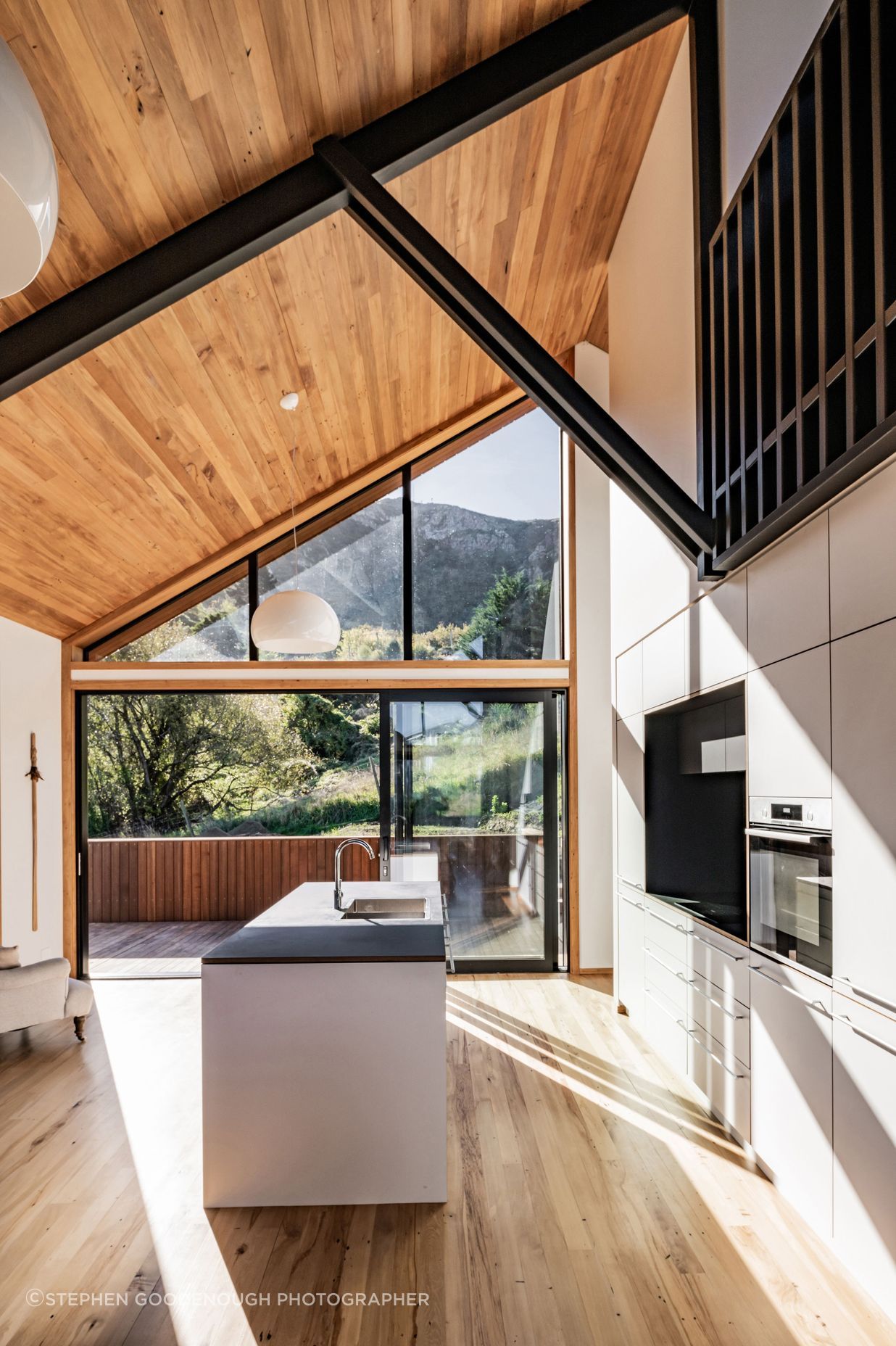Harbour-View-Cabin-Kitchen-to-Port-Hills-Stephen-Goodenough.jpg