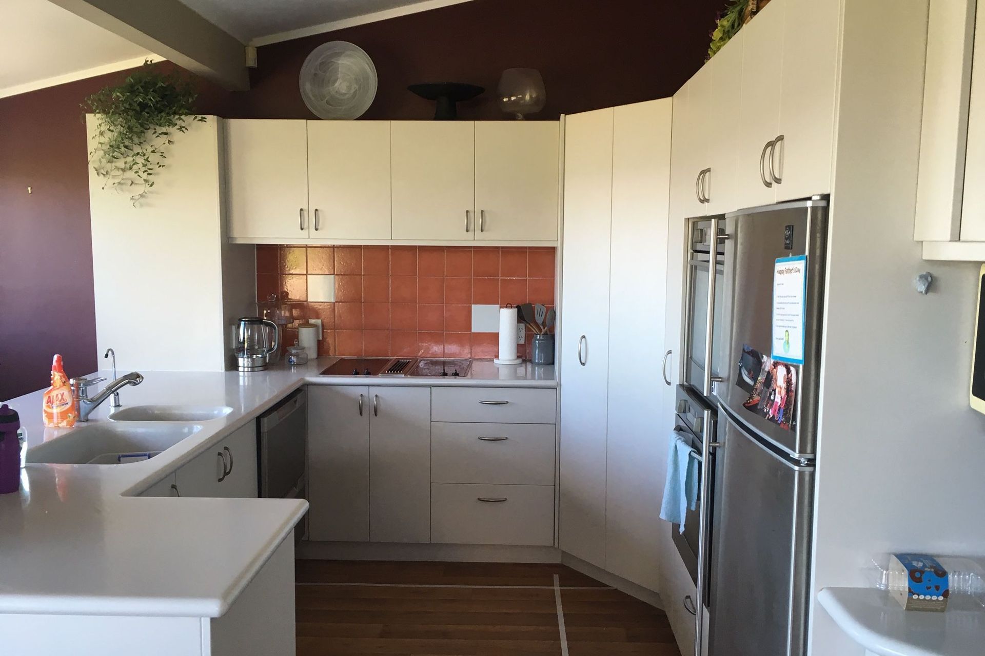 The old kitchen was in much need of an upgrade for the family that loved to entertain
