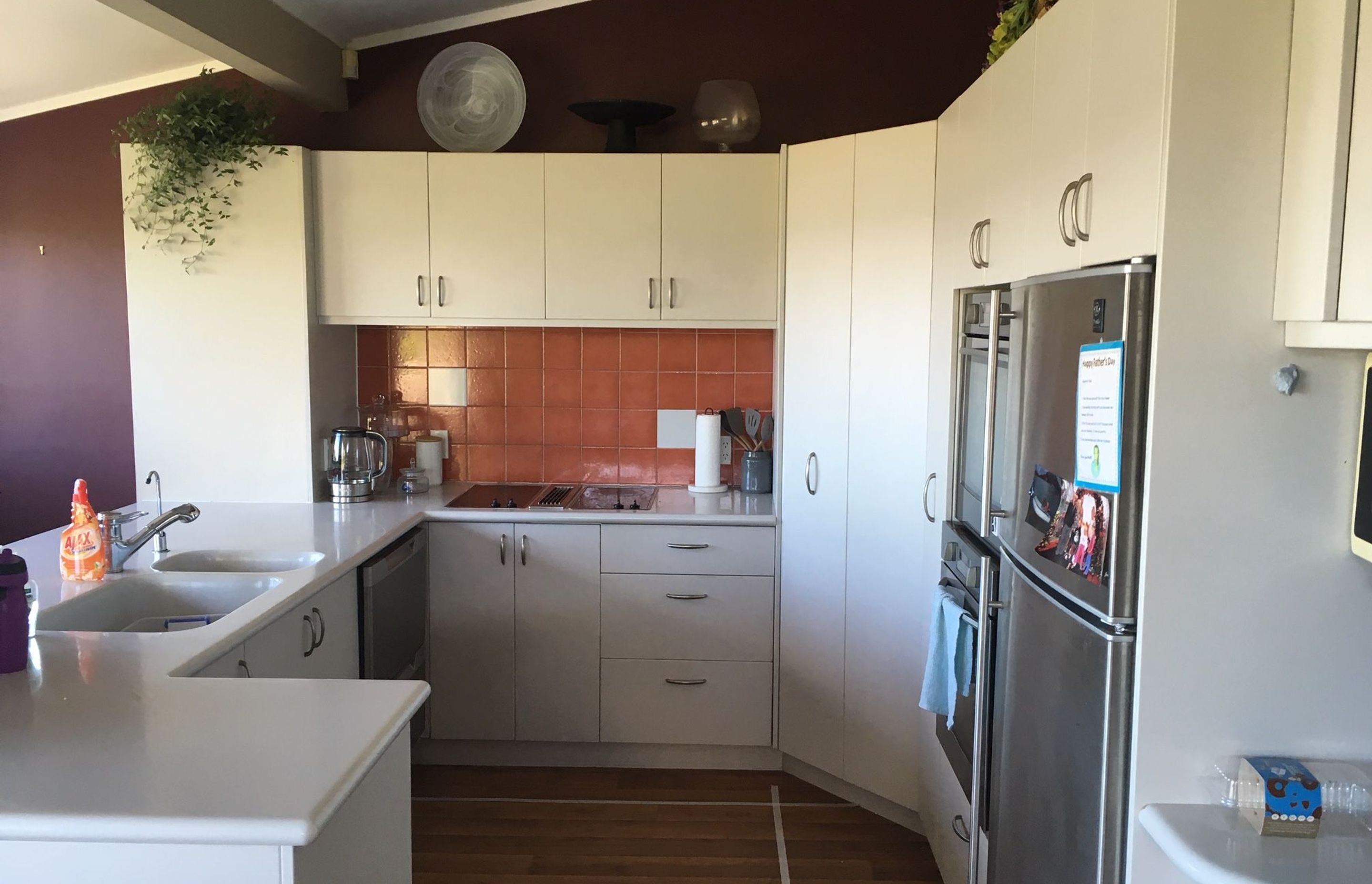 The old kitchen was in much need of an upgrade for the family that loved to entertain
