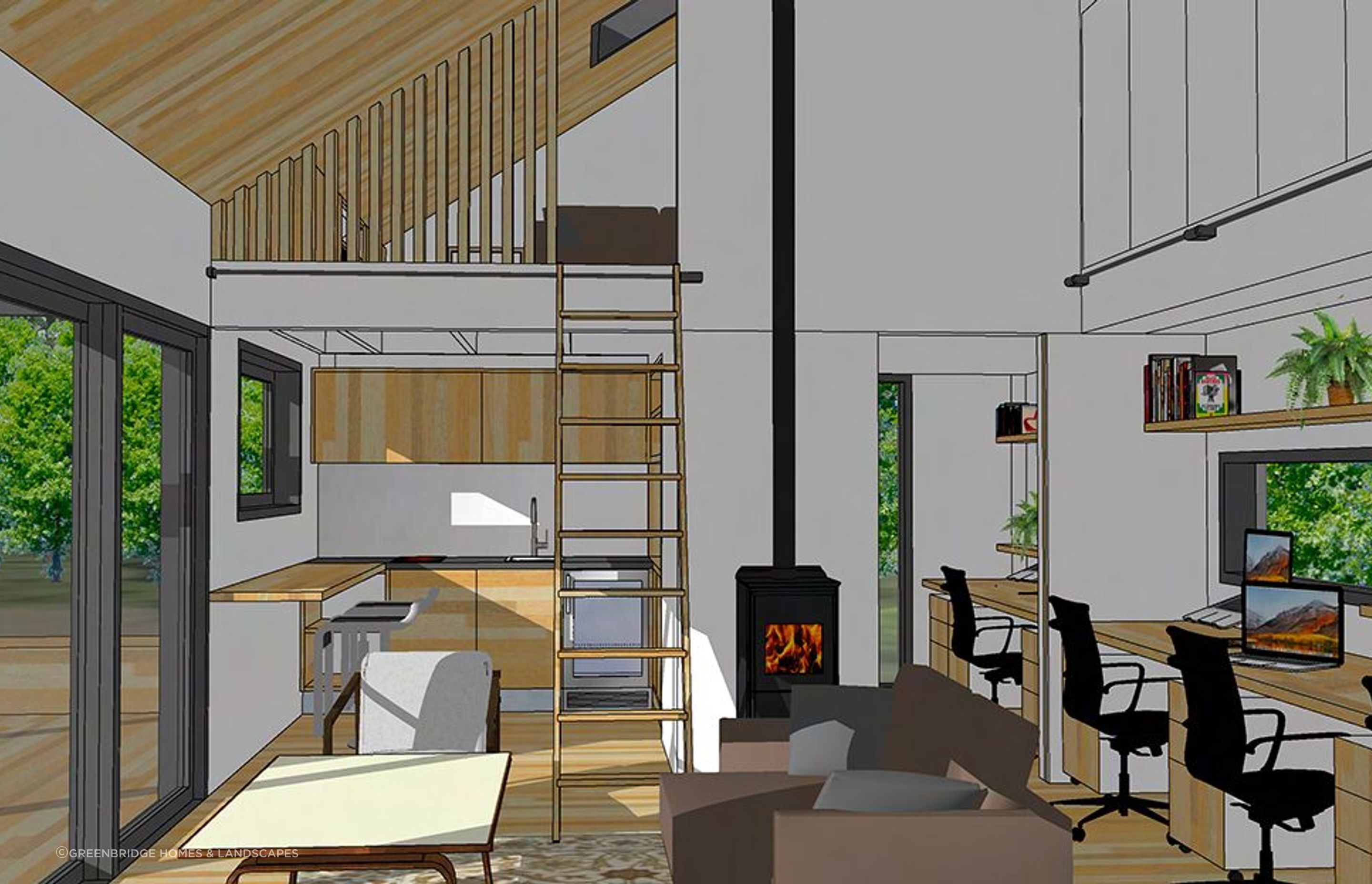 Home Plan Range EVELYN MEZZ BDRM