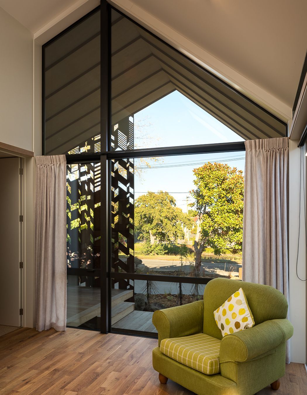 The view out to the river.