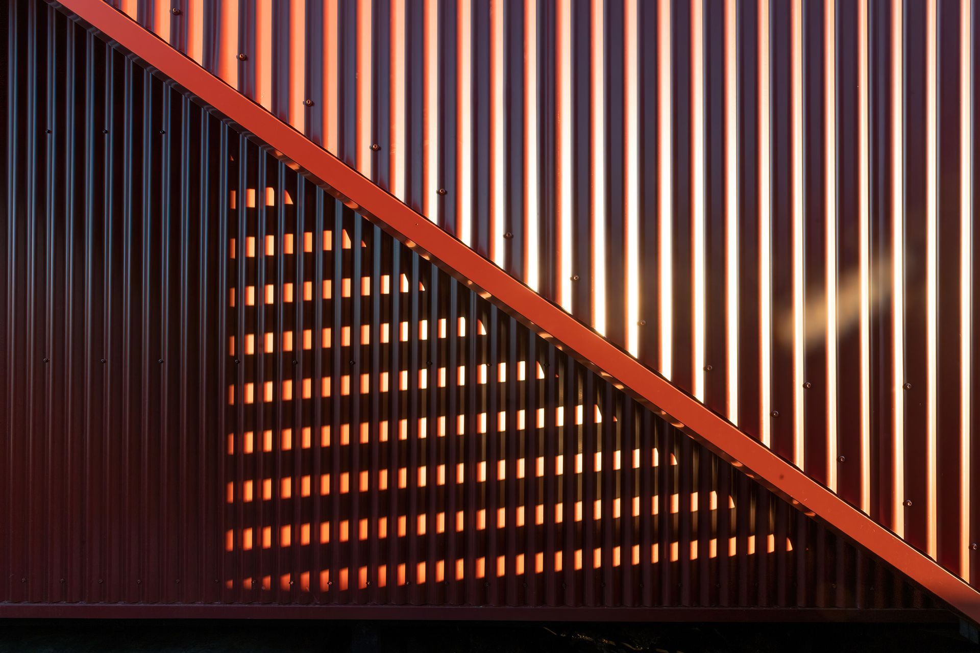 The ColorCote has been used extensively, even for handrails and soffits.