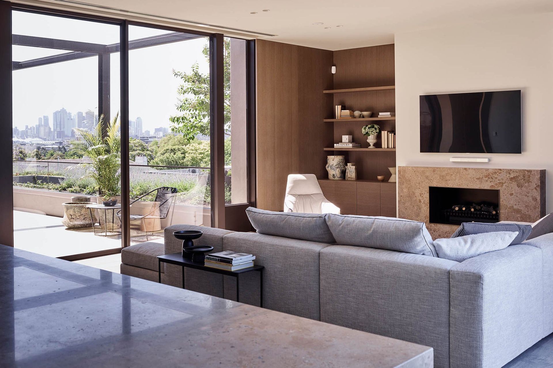 ##Washington Street Penthouse