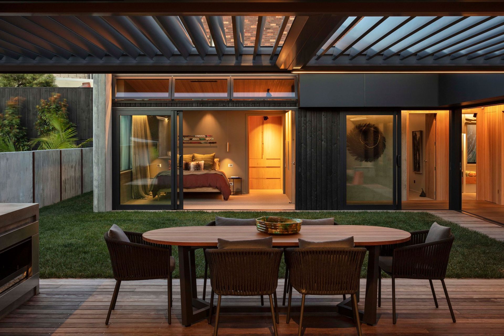 Courtyard and outdoor living area