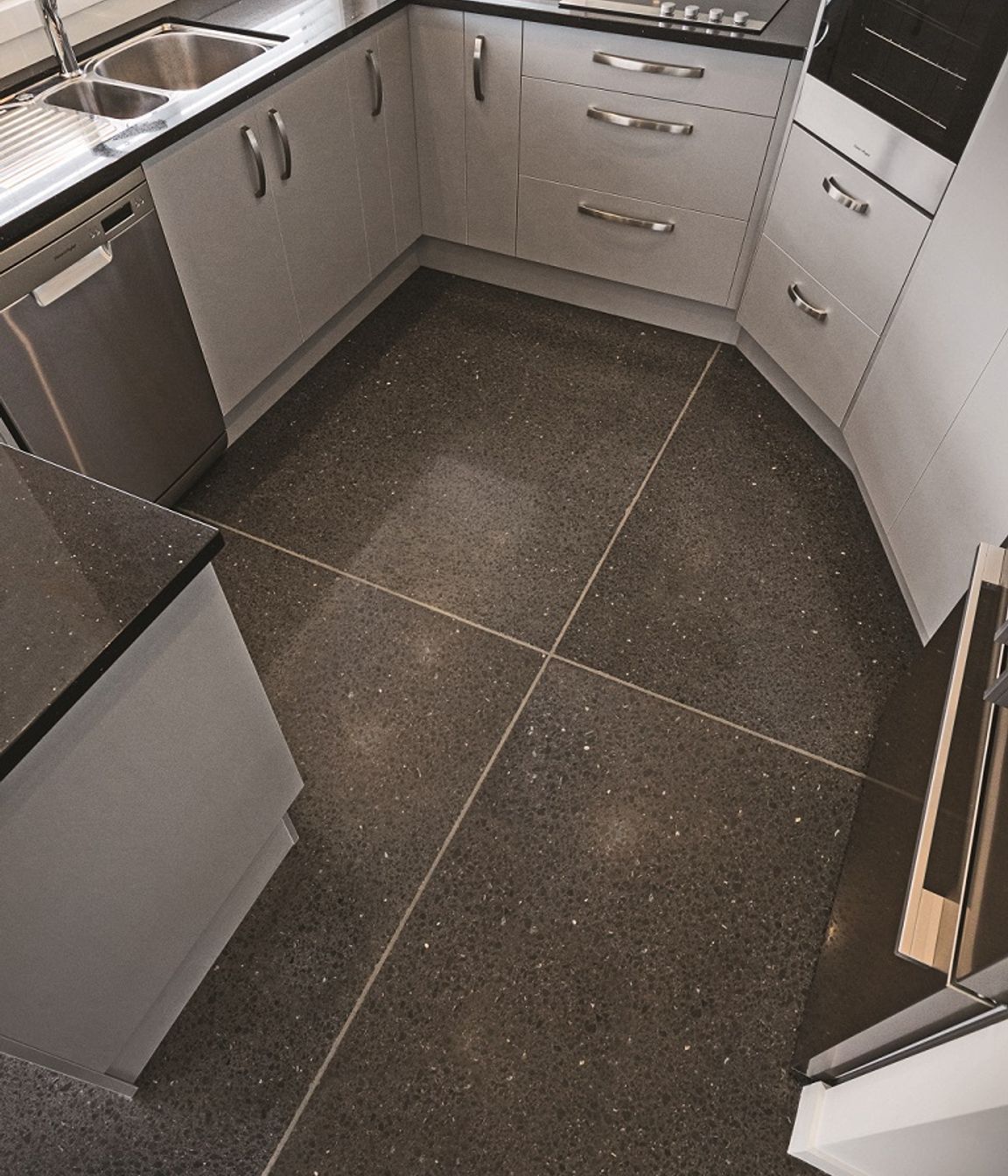 Black polished floor a hit for Cavalier