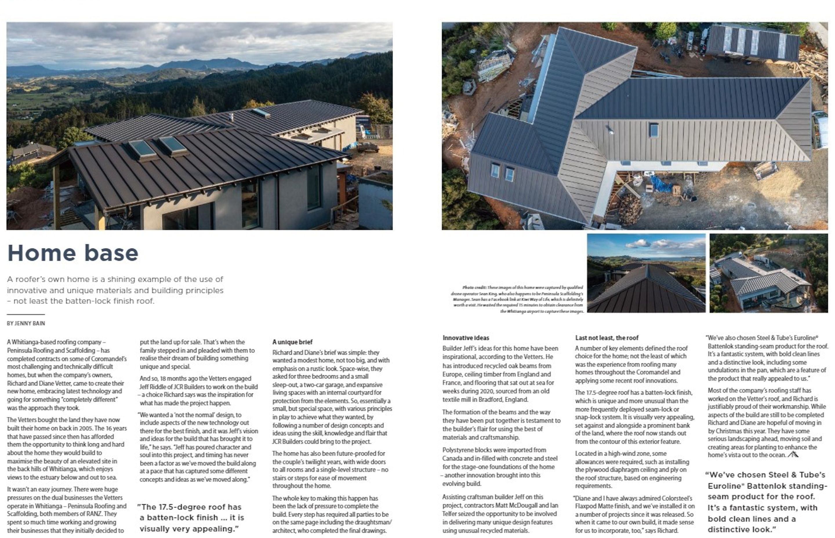 "Rooflink" is the Roofing Association of NZ quarterly members publication.