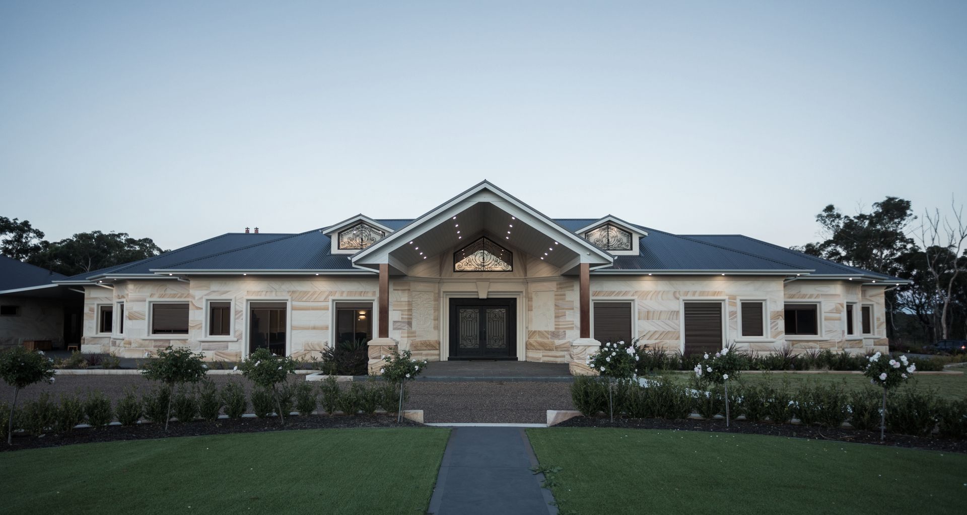 The Rock; Single-storey Neo-colonial Australian Sandstone Farmhouse banner