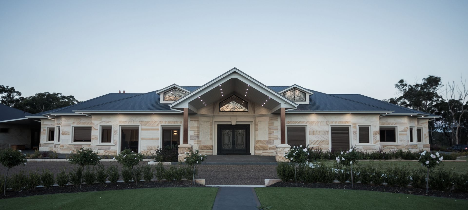 The Rock; Single-storey Neo-colonial Australian Sandstone Farmhouse banner