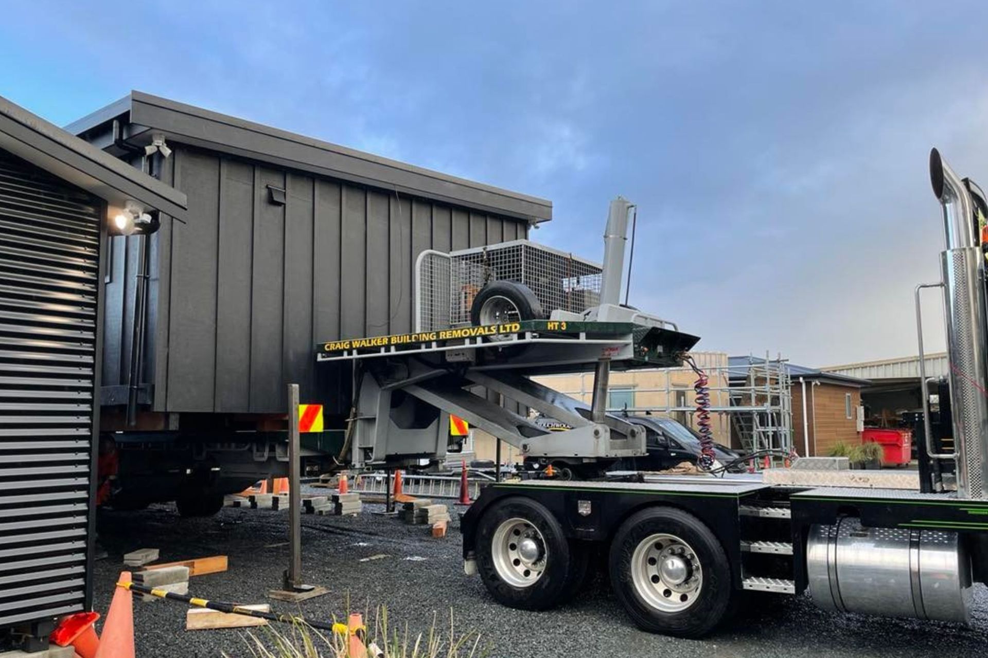 This Dreamwood 6 was transported North by Craig Walker Building Removals Ltd