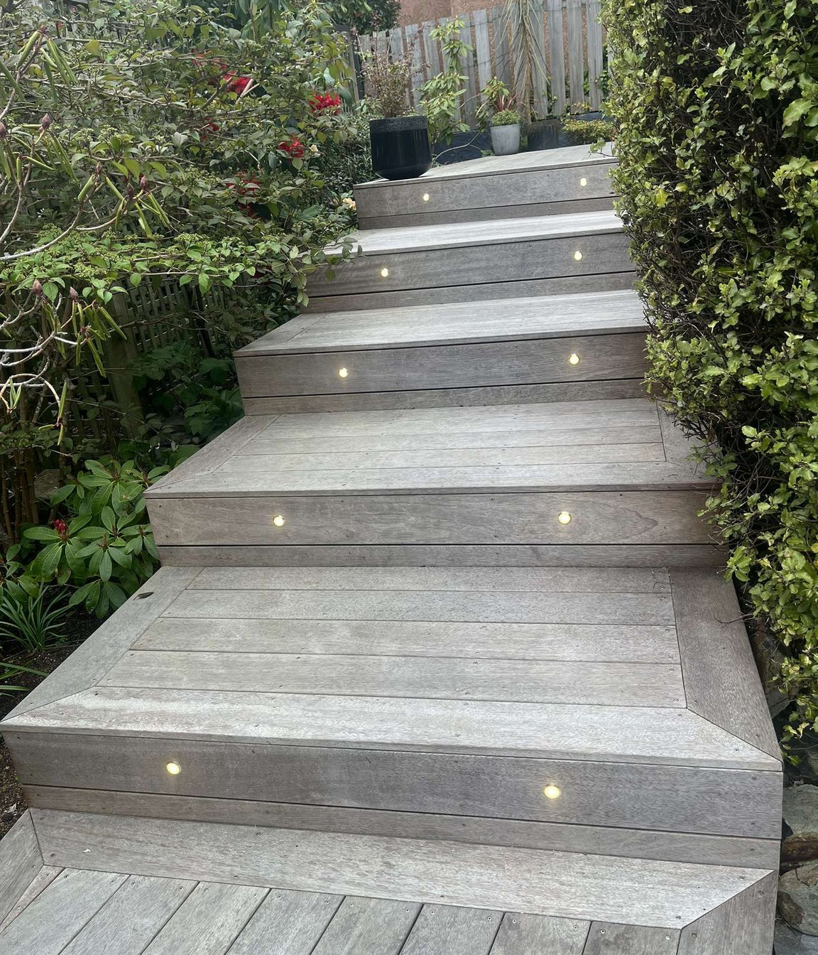 Hughes Residence Outdoor Step Lighting